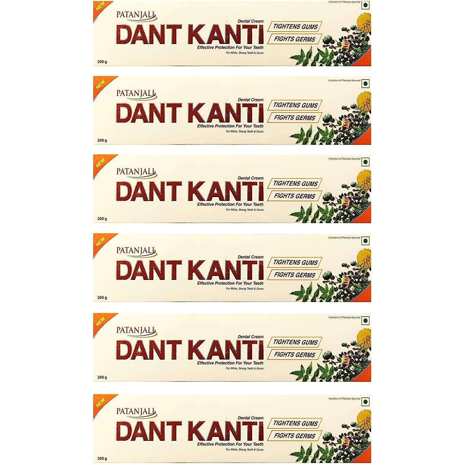 Dant Kanti Toothpaste 200 Gm (Pack of 6)