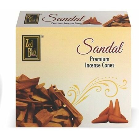 Zed Black Sandal Dhoop Cones.
