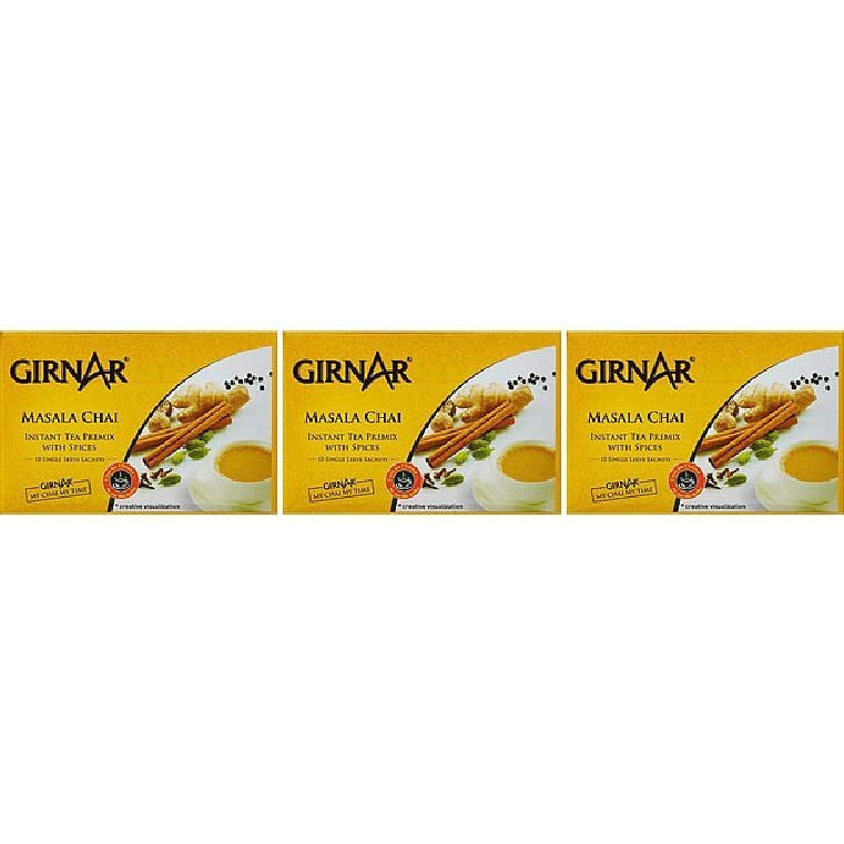 Pack Of 3 - Girnar Instant Masala Chai Milk Tea - 120 Gm
