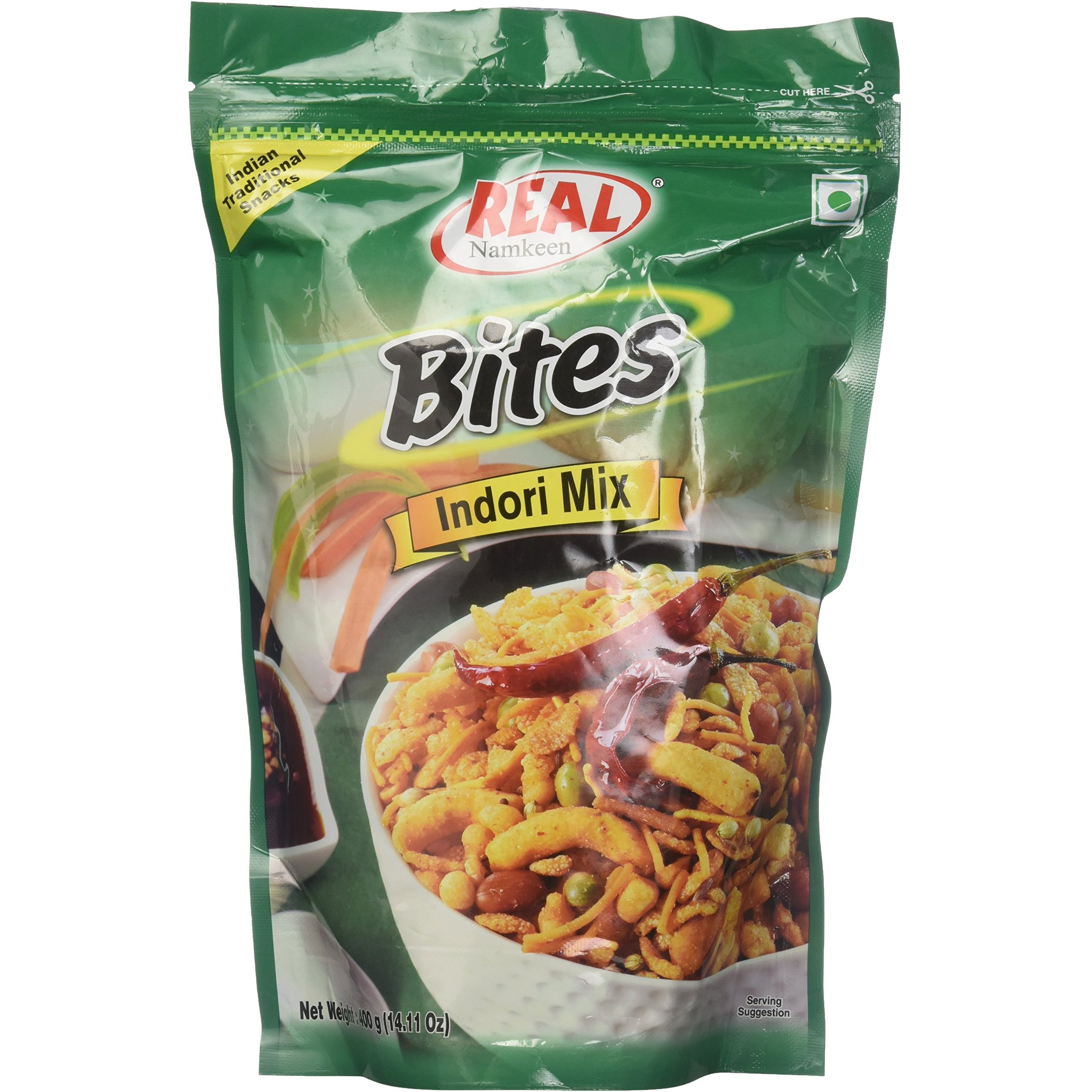 Real Namkeen, Bites Indori Mix, 400 Grams(gm)