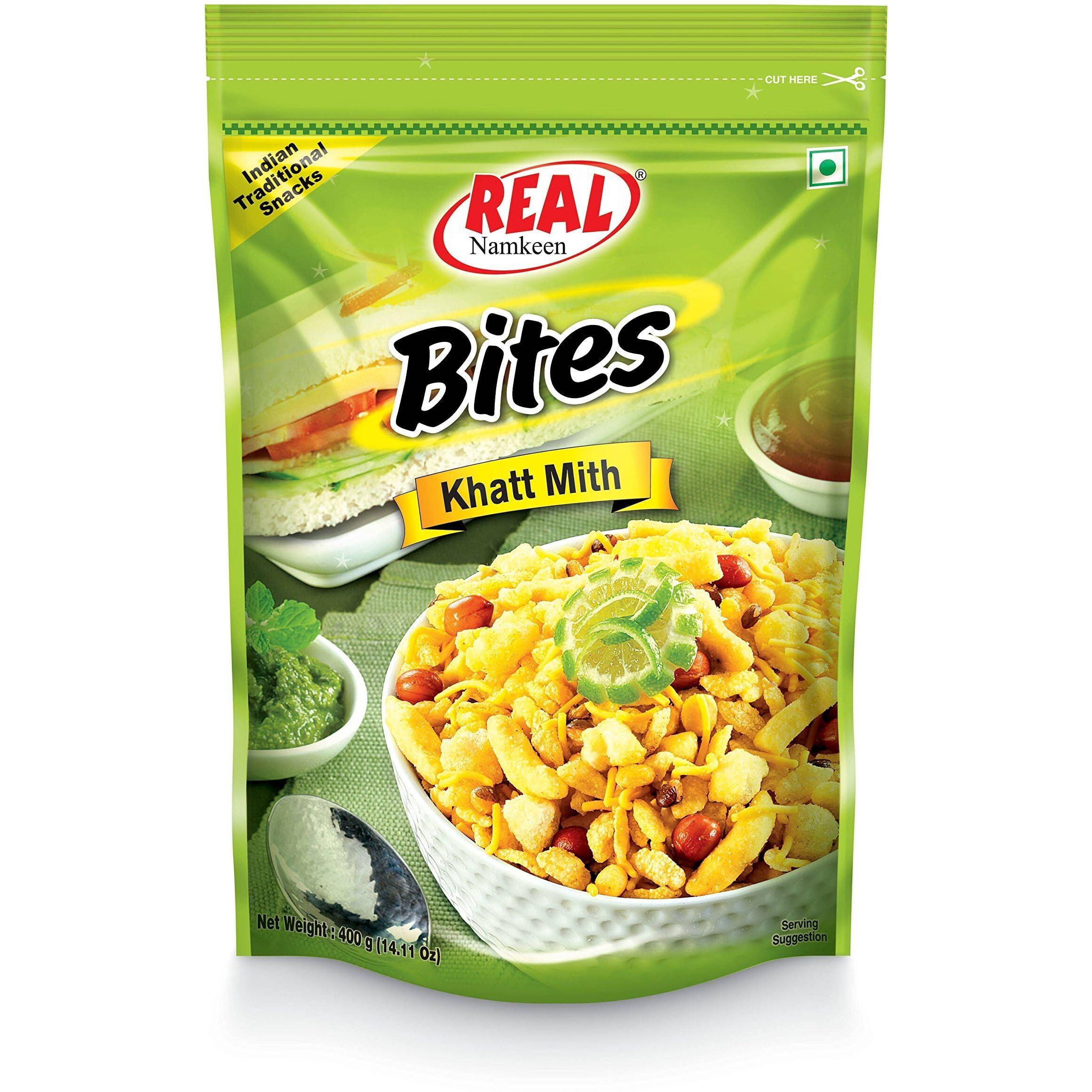 Real Namkeen Bites - Khatt Mith (400 g)