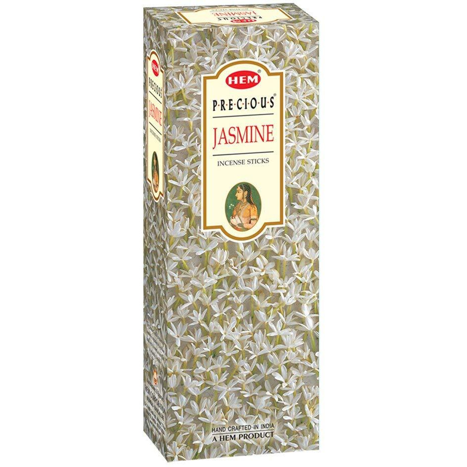 HEM Precious Jasmine - Box of Six 20 Gram Tubes Incense