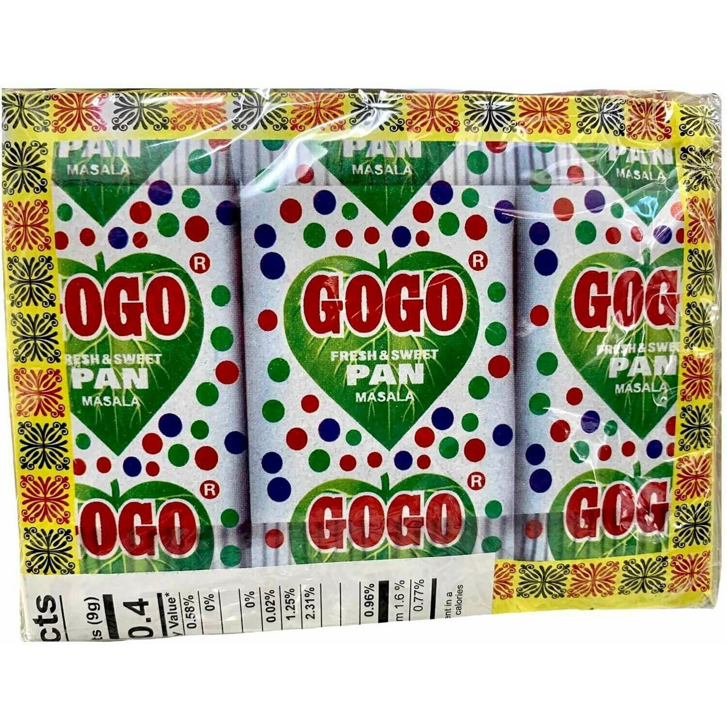 Gogo Fresh & Sweet Pan Masala Total Betel Nut Supari