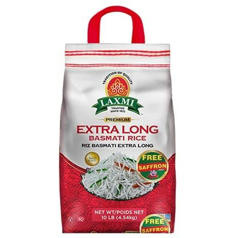 Laxmi Xtra Long Grain Basmati Rice 10 lbs