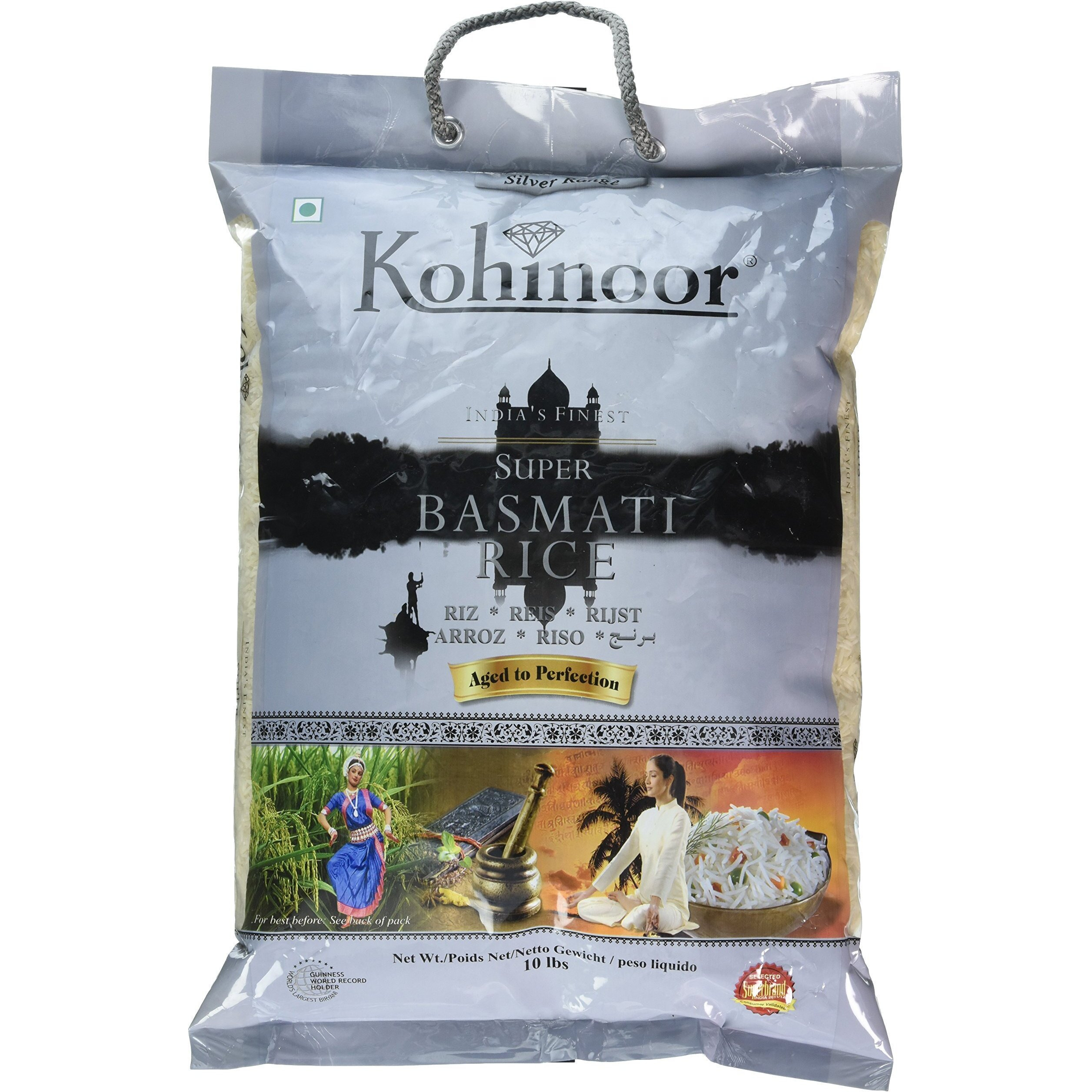 Kohinoor Extra Fine Basmati Rice 10 lb