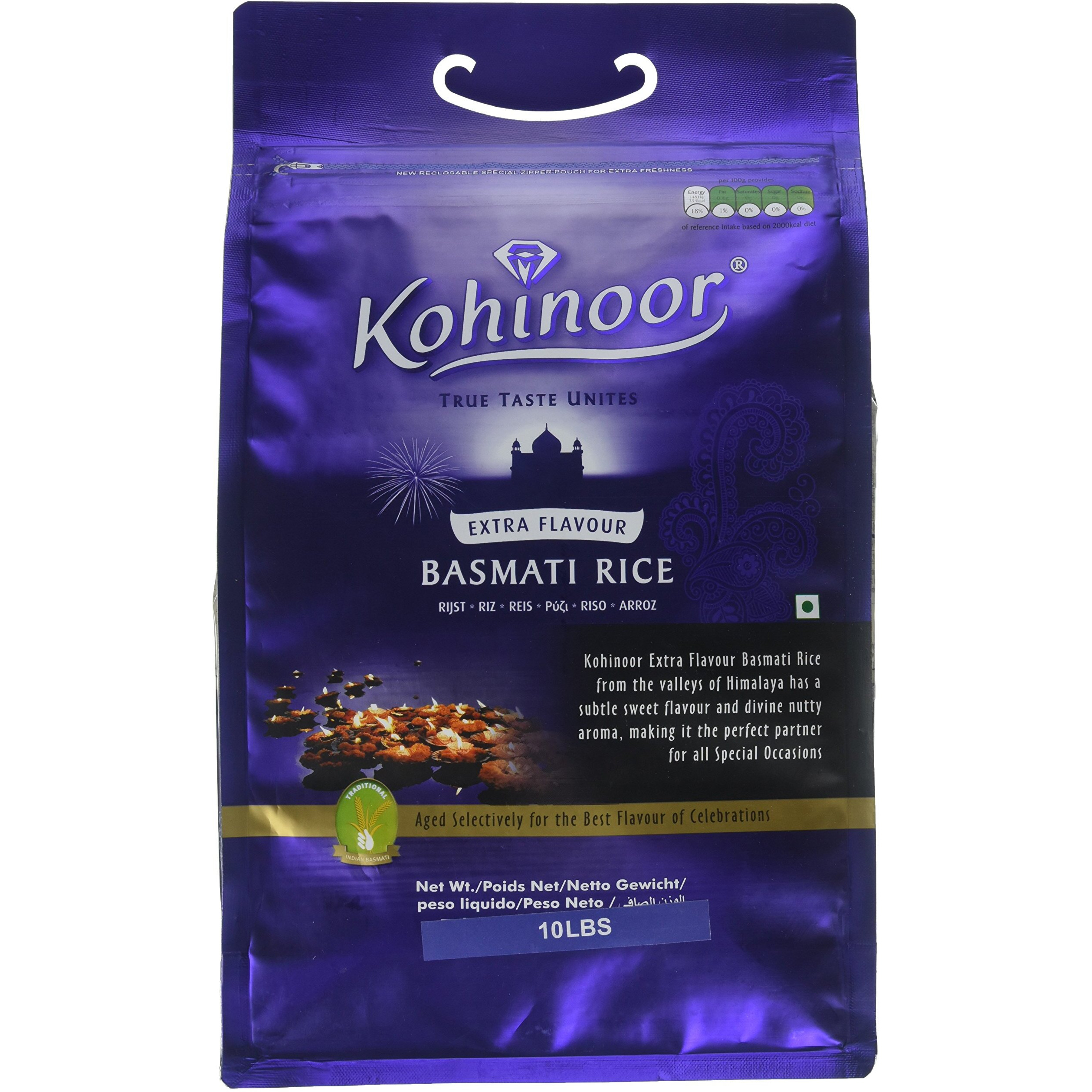 Kohinoor Xtra Flavour Basmati Rice 10 lb