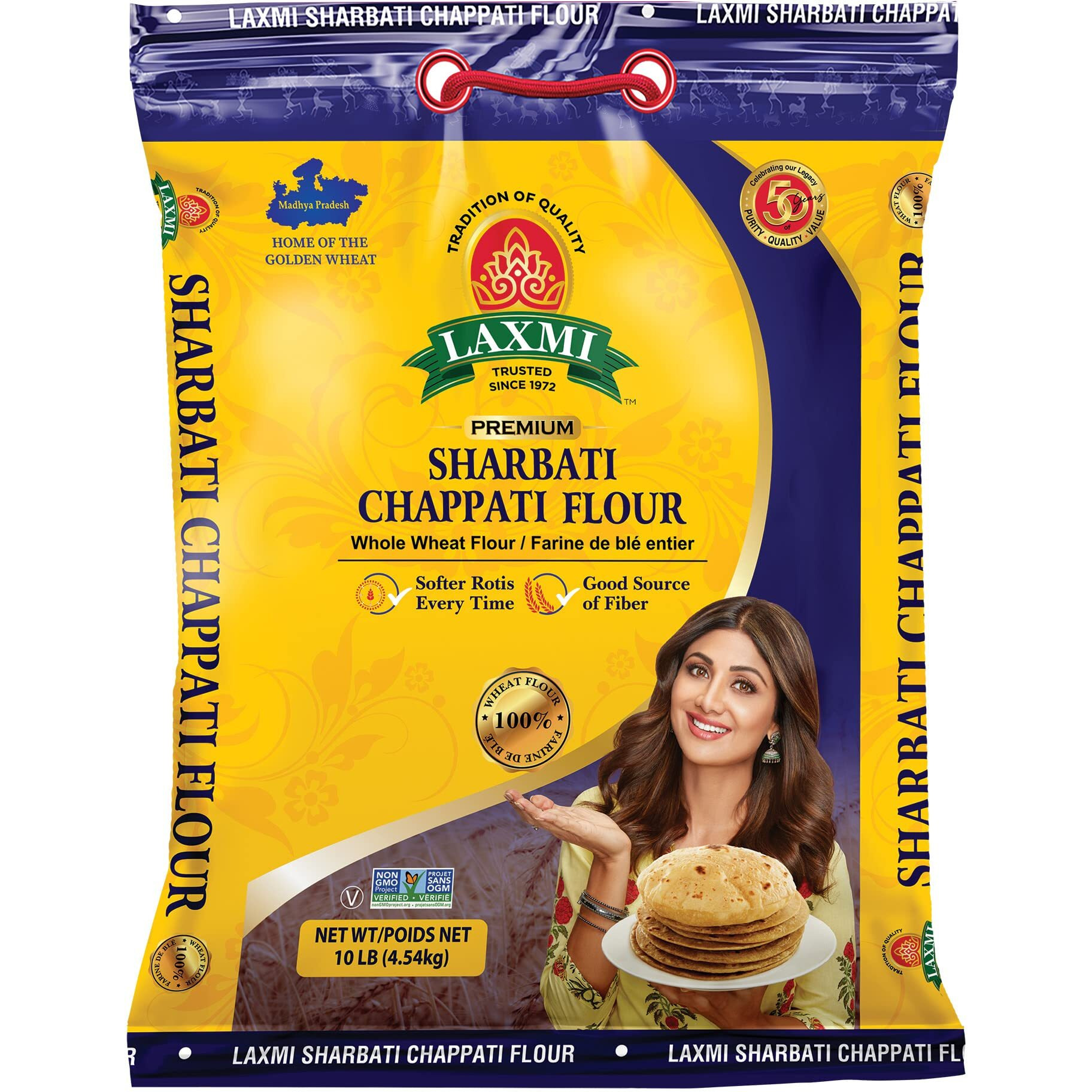 Laxmi Sharbati Chapati Flour 10 lbs