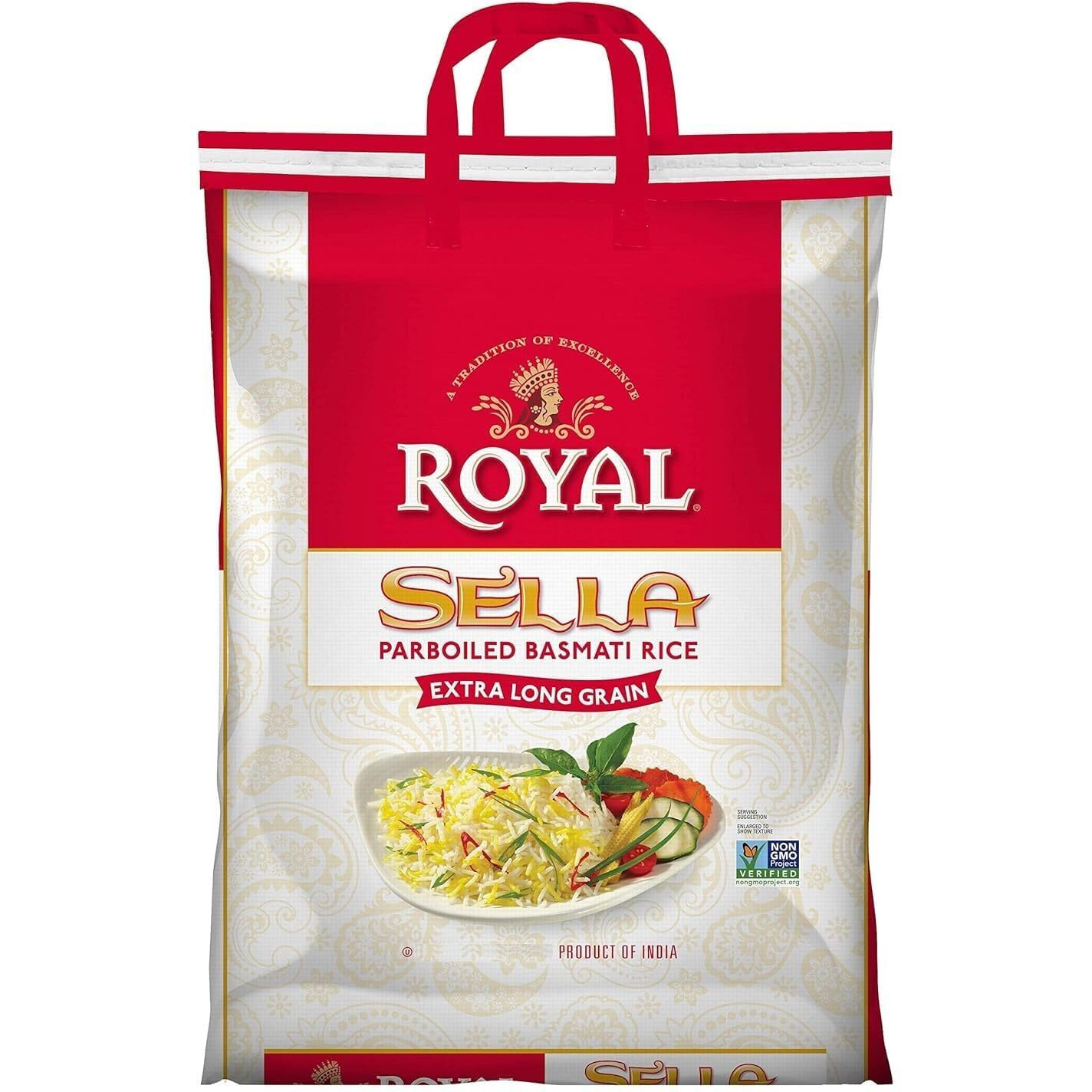 Royal Sella Xtra Long Grain Parboiled Basmati Rice 10 lbs