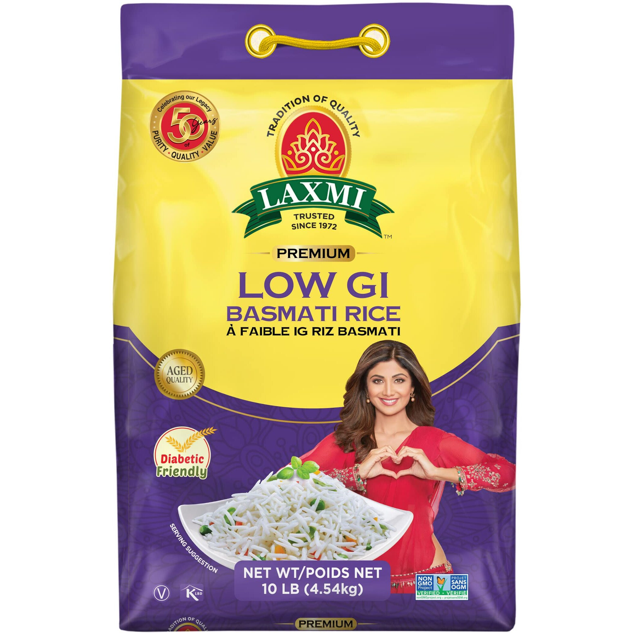 Laxmi Lower G I Value Basmati Rice 10 lbs