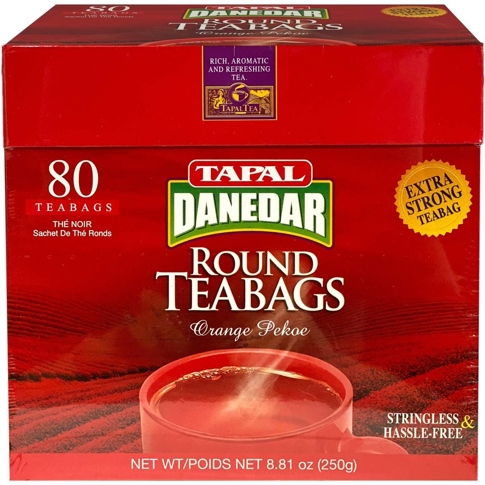Tapal Danedar Black Tea Round Teabags 80 round teabags