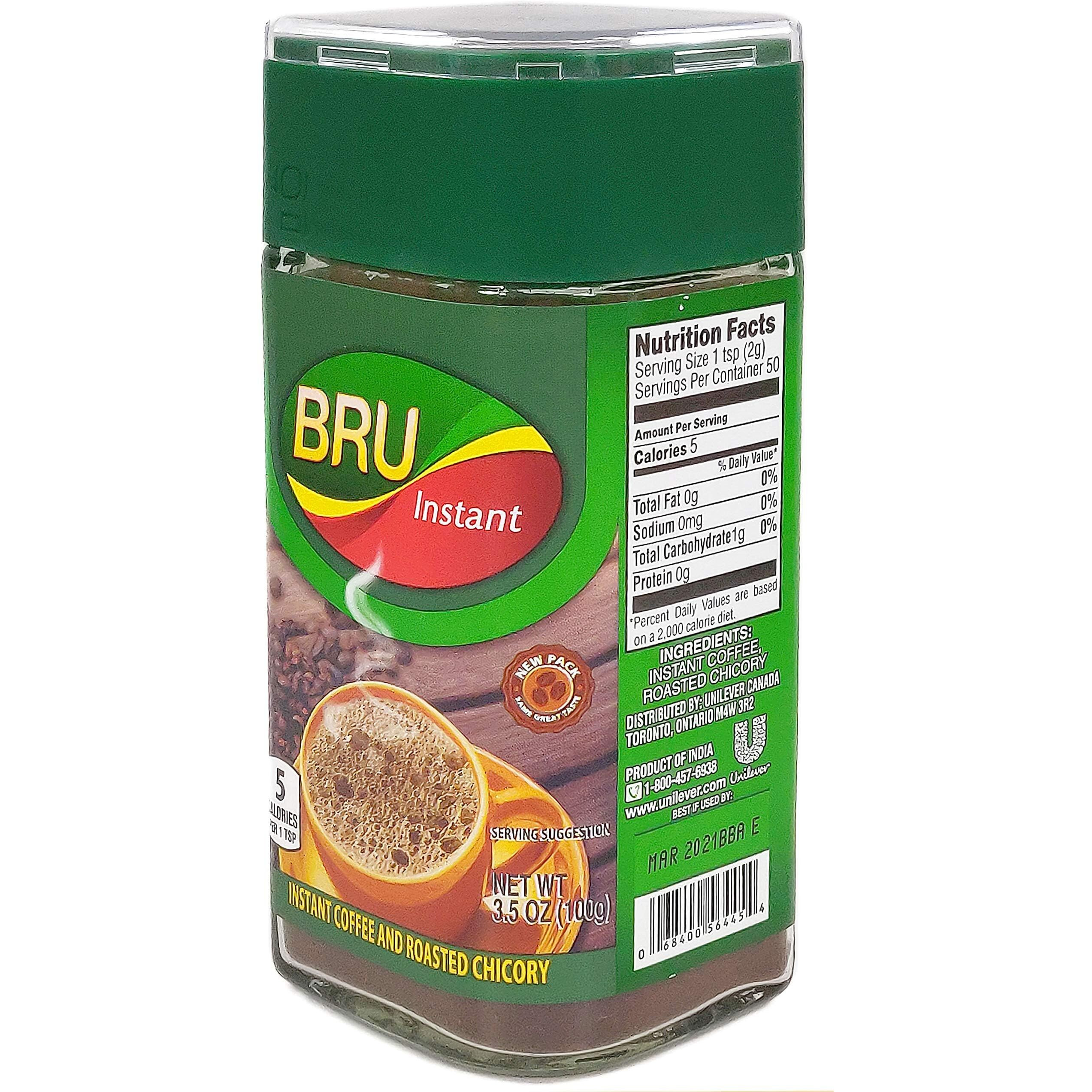 Bru Instant Roasted Coffee +chickory 100 gms