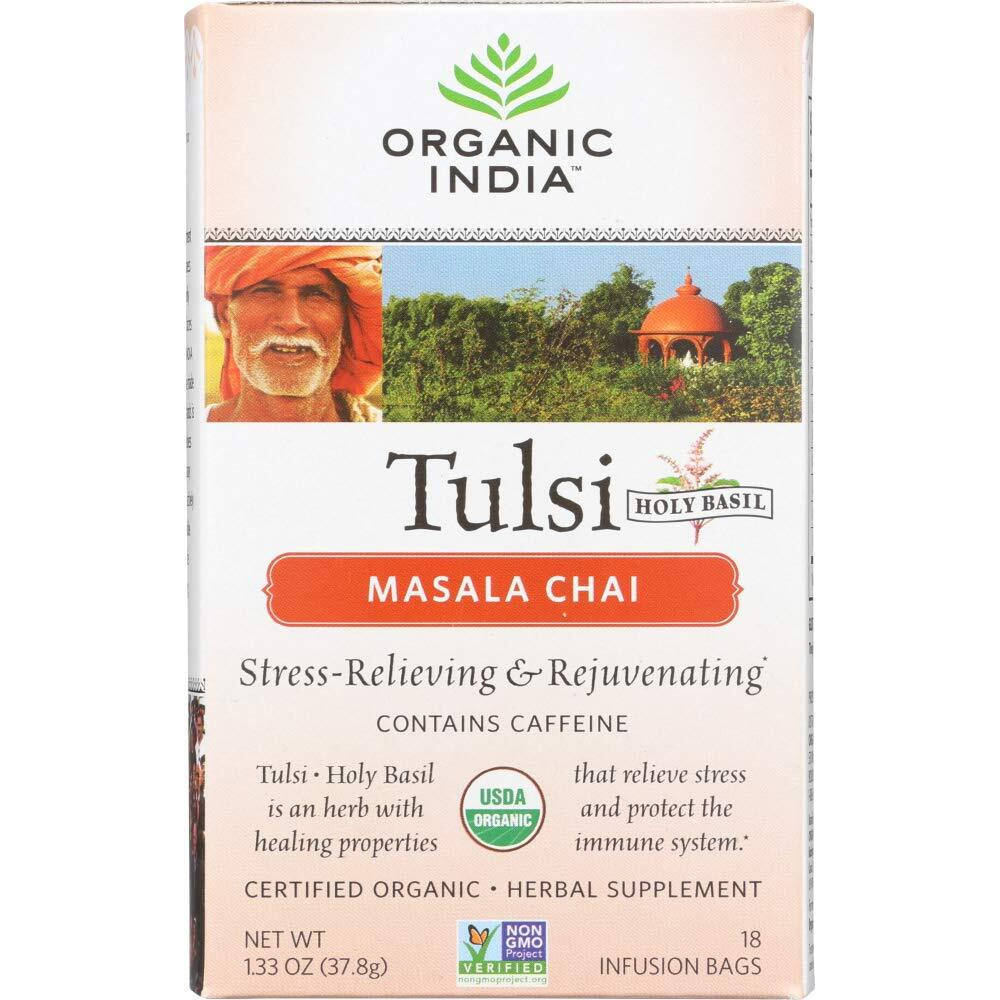 Organic India Tulsi Masala Chai 18 infusion bags