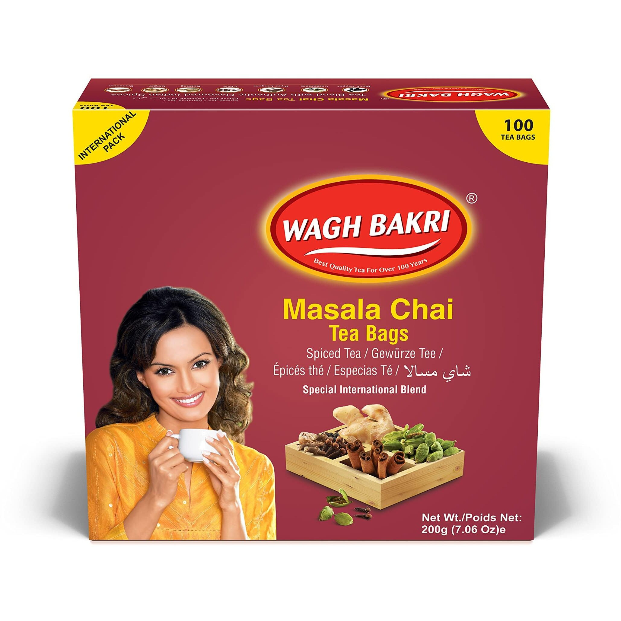 Wagh Bakri Masala Chai 100 teabags