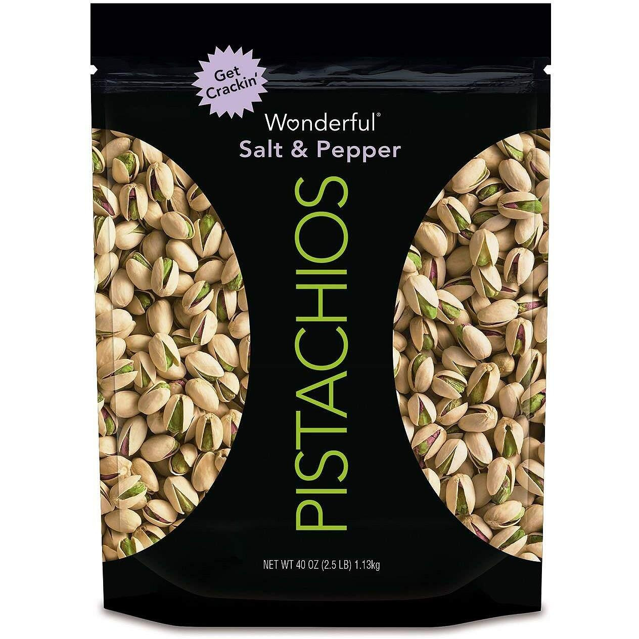 Roasted Pistachios with Salt & pepper 22 oz