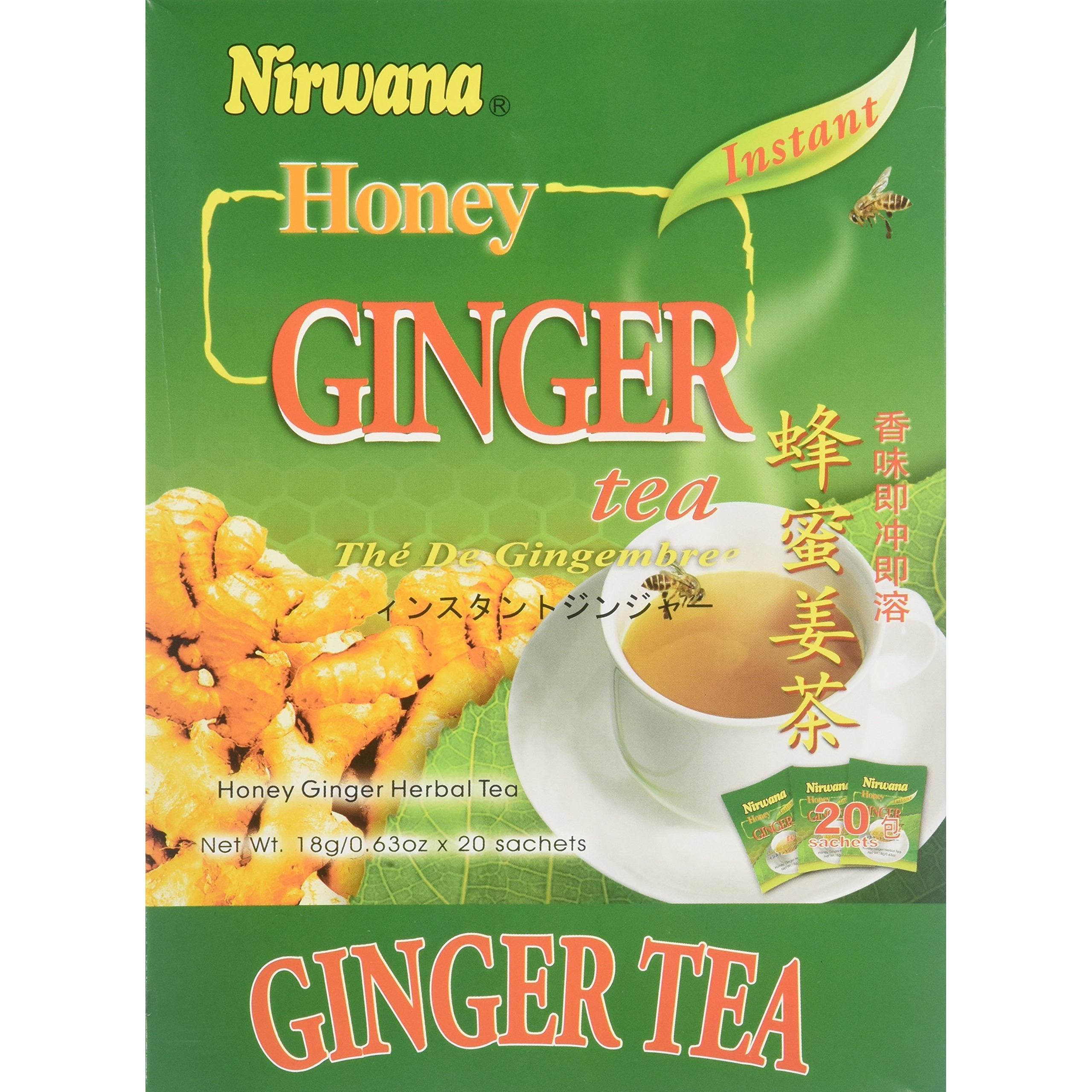 Nirvana Lemon Ginger Tea- Instant 18 gm x 20 sachets