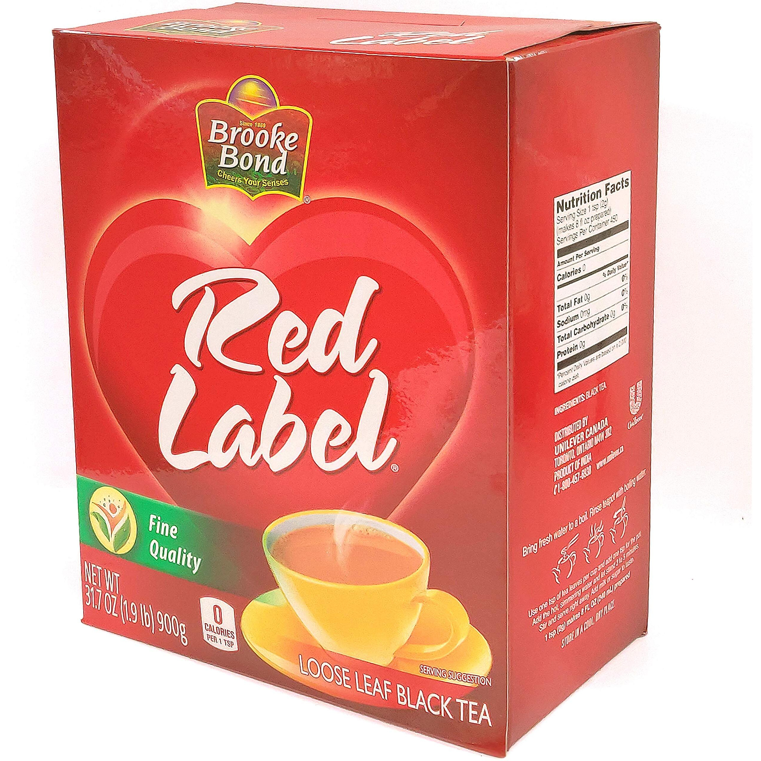 Brooke Bond red label loose leaf black tea 900 gms