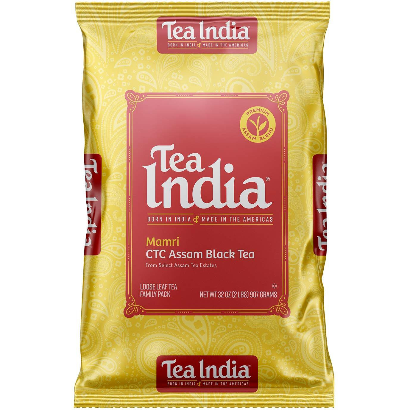 Tea India - Mamri CTC Assam Black Tea loose leaf 32 Oz