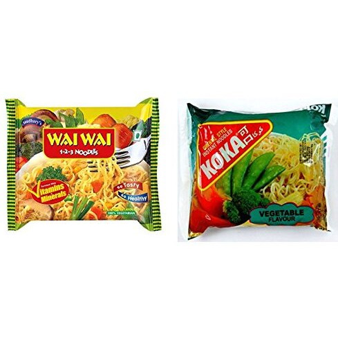 Wai Wai instant noodles -Vegetable flavour 75 gms