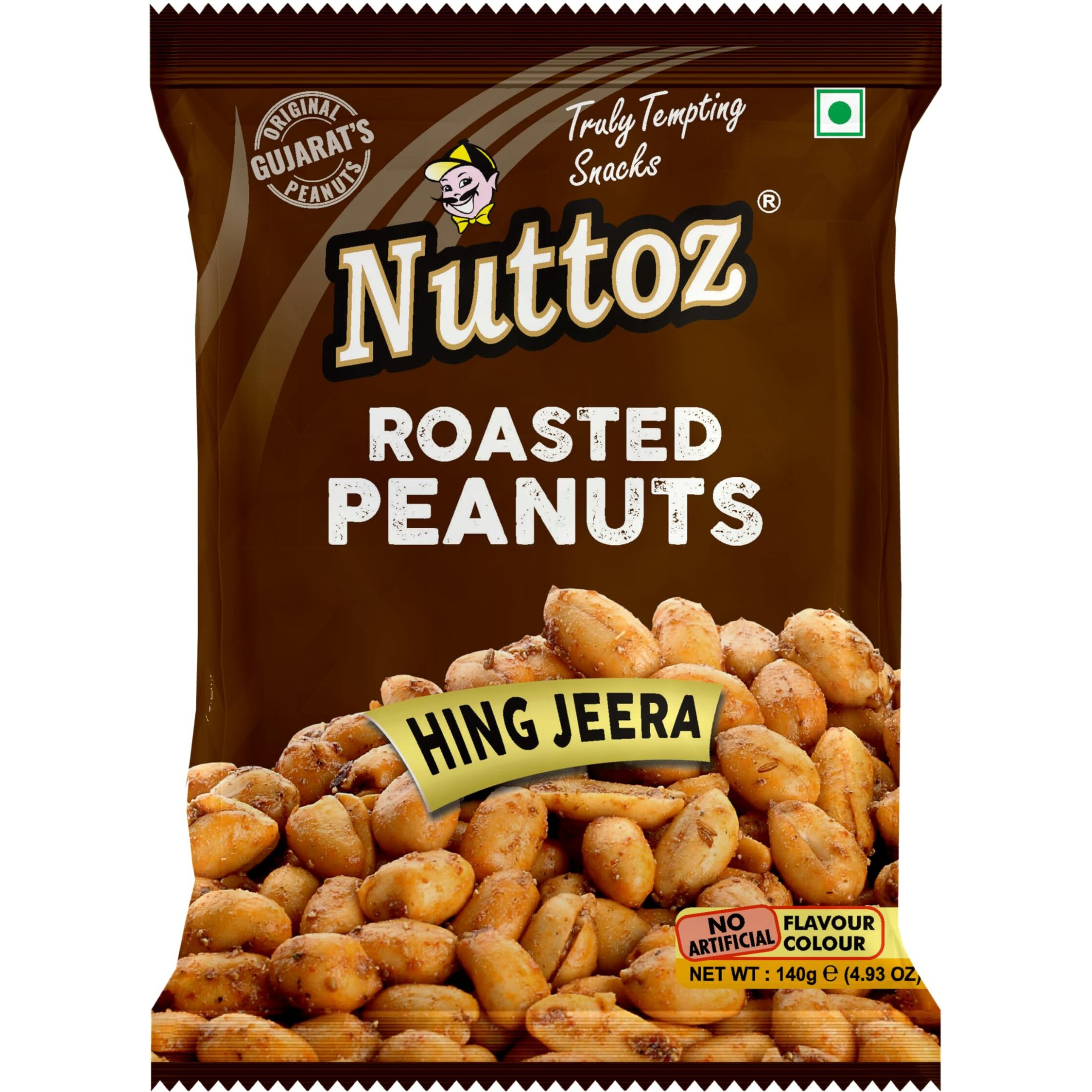 Nuttoz Roasted Peanuts Black Pepper 140gms