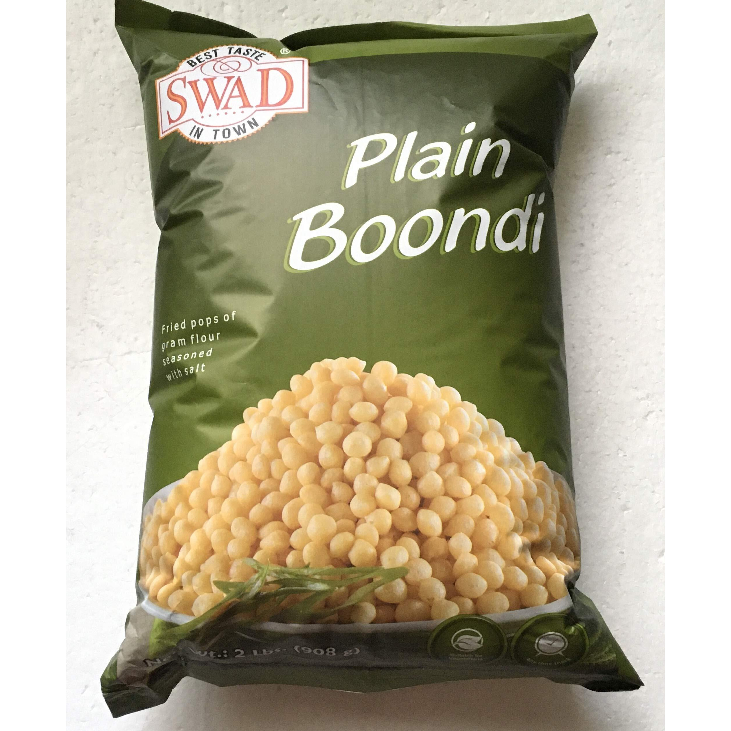 Great Bazaar Swad Plain Boondi Snacks, 2 Pound