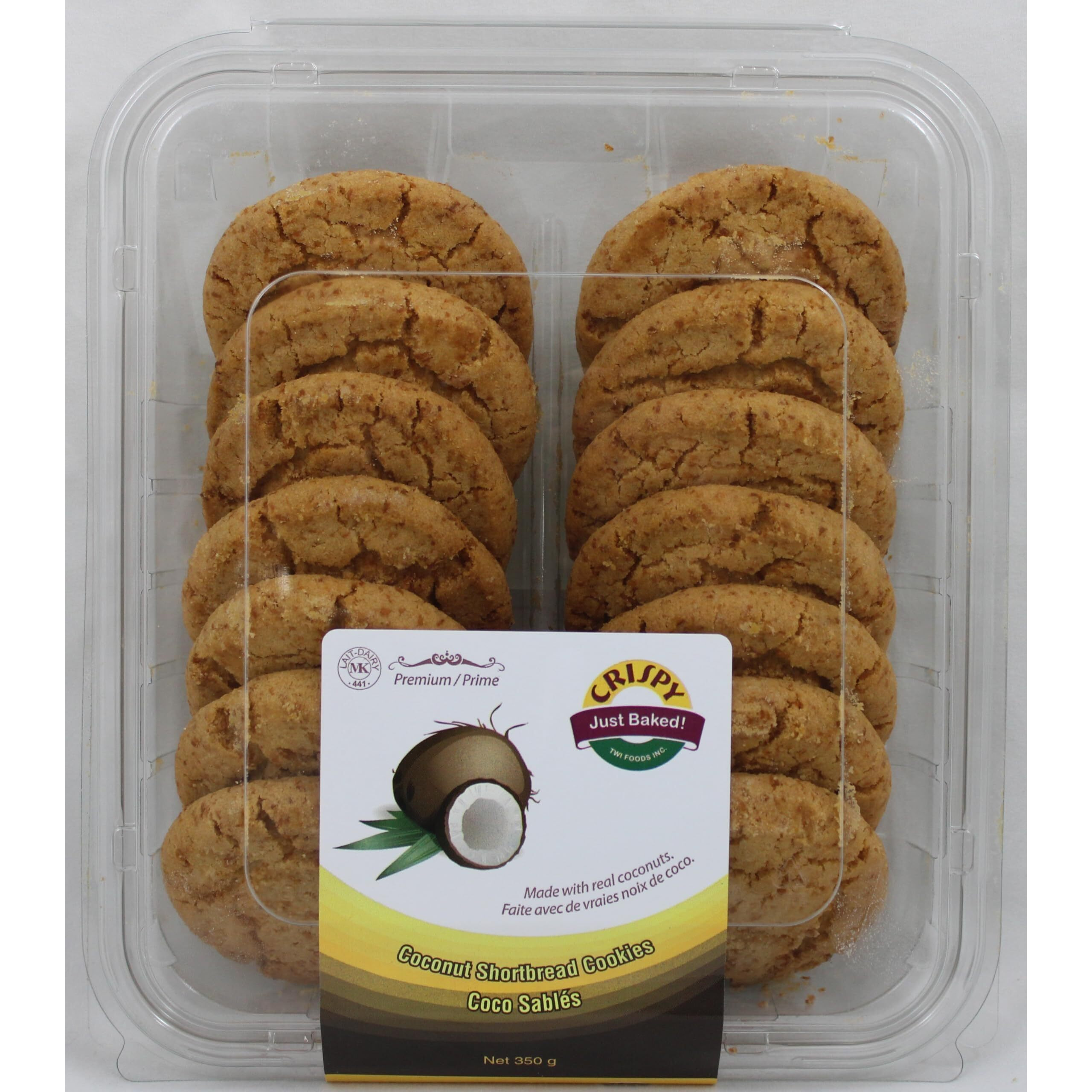 Crispy Coconut Shortbread Cookies 350 gms
