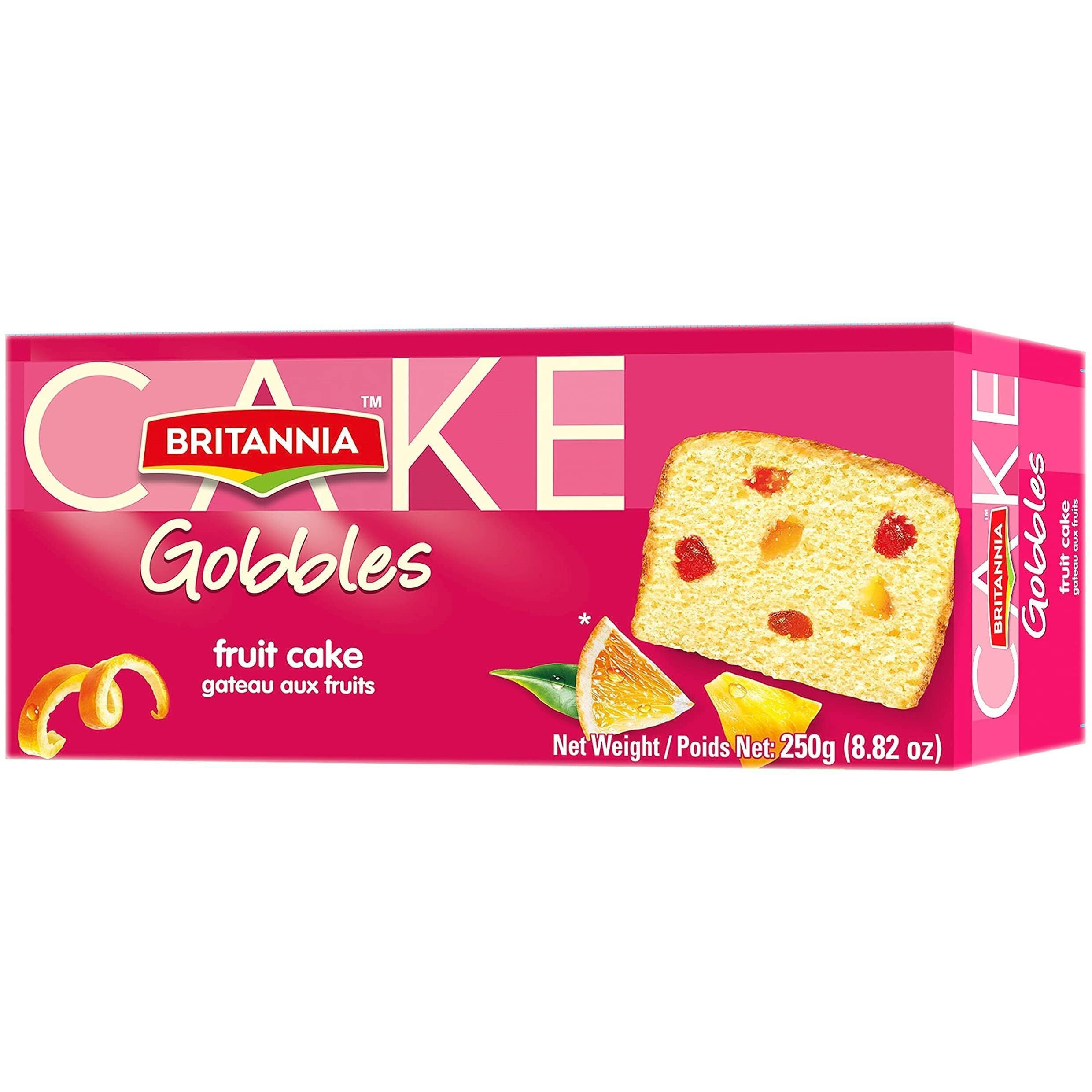 Britannia Gobbles Fruit Cake 250 gms