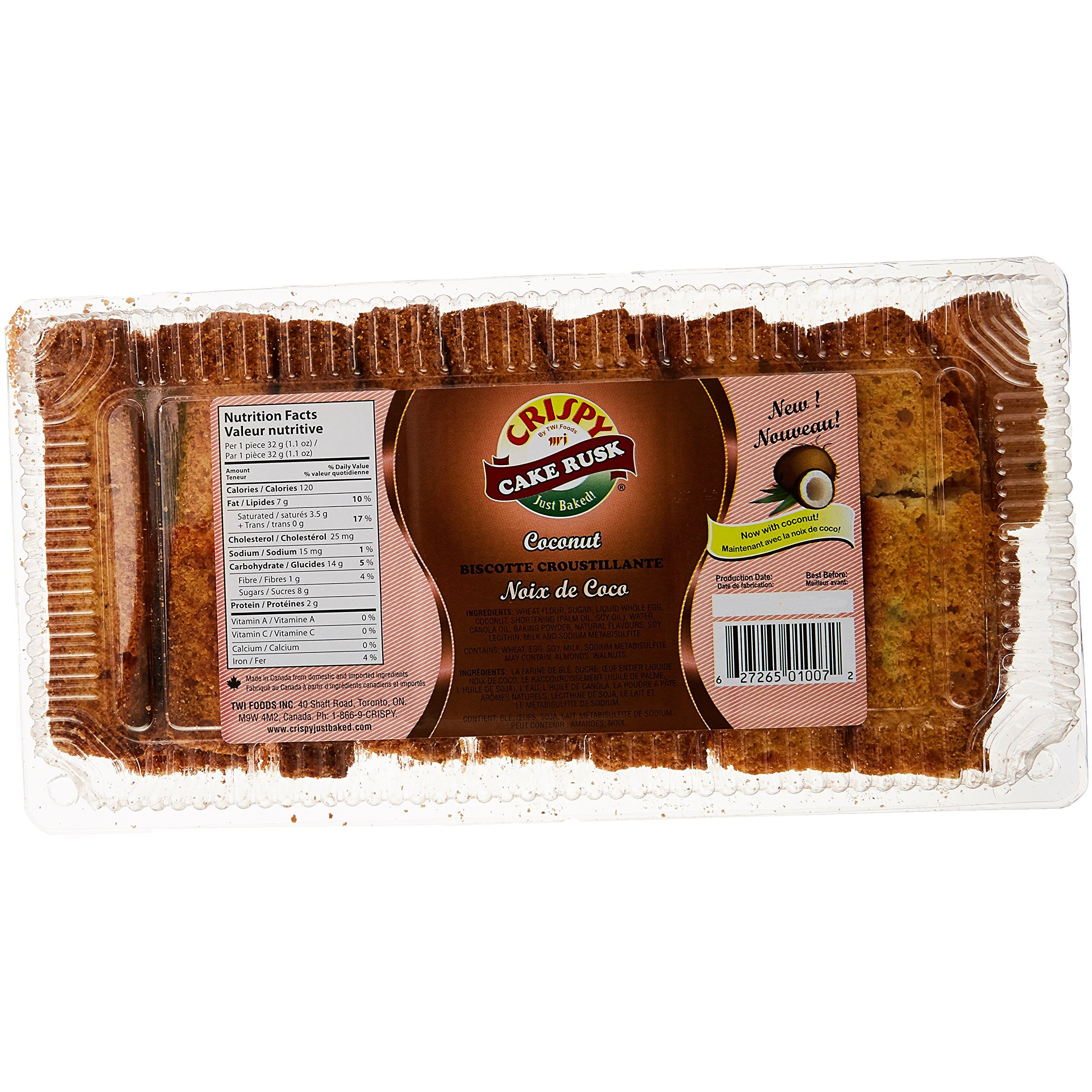 Crispy Cake Rusk - Coconut 650 gms