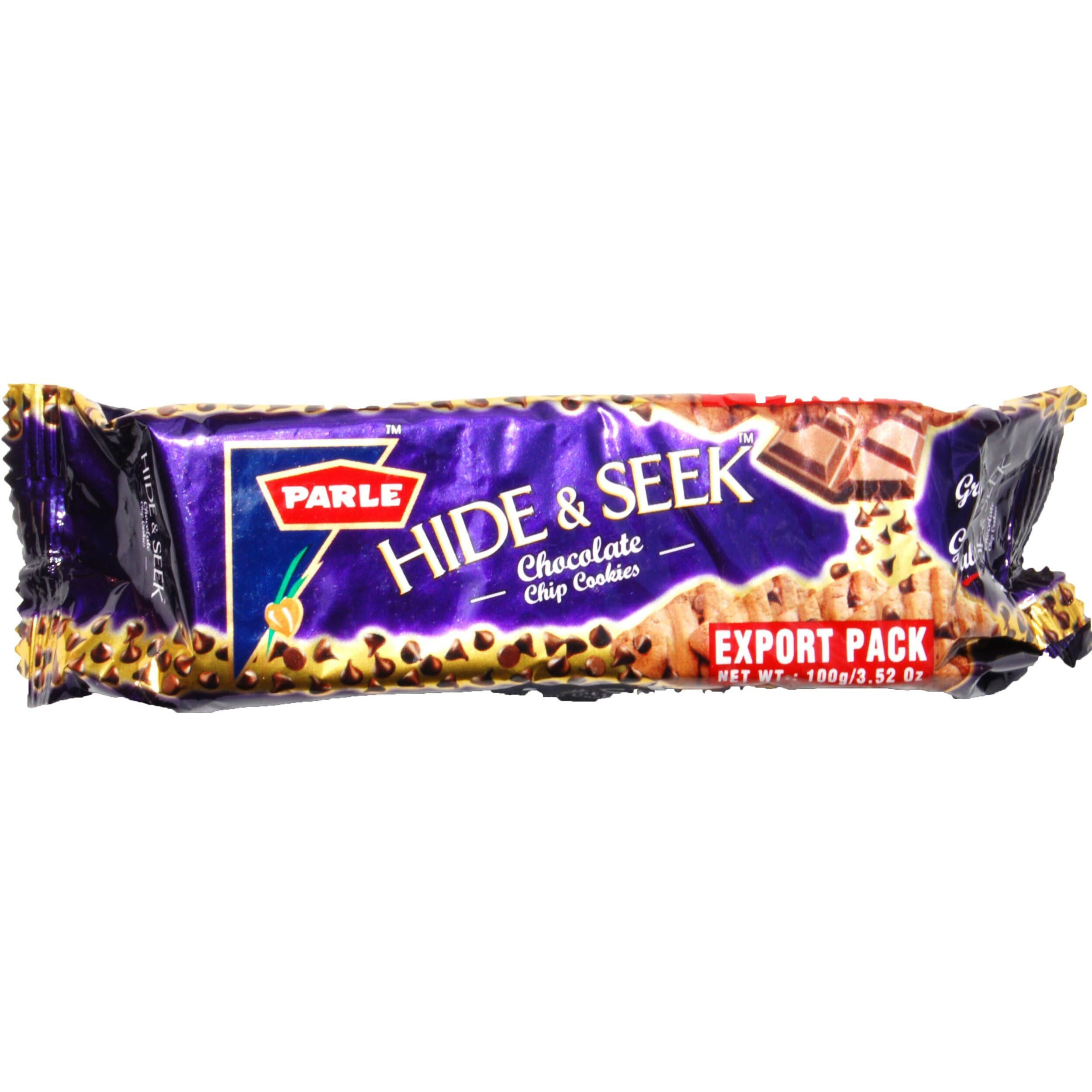 Parle platina - Hide & Seek Cafe chocolate chip cookies moulded 82.5 gms
