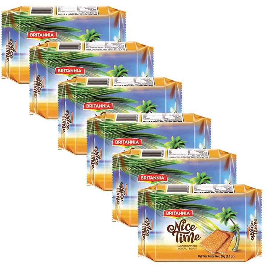 Britannia Nice Time Coconut Cookies 80 gms
