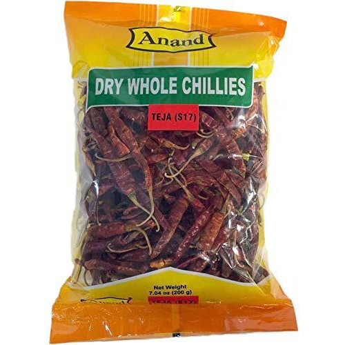 Anand Dry Whole Chillies Teja 7 Oz