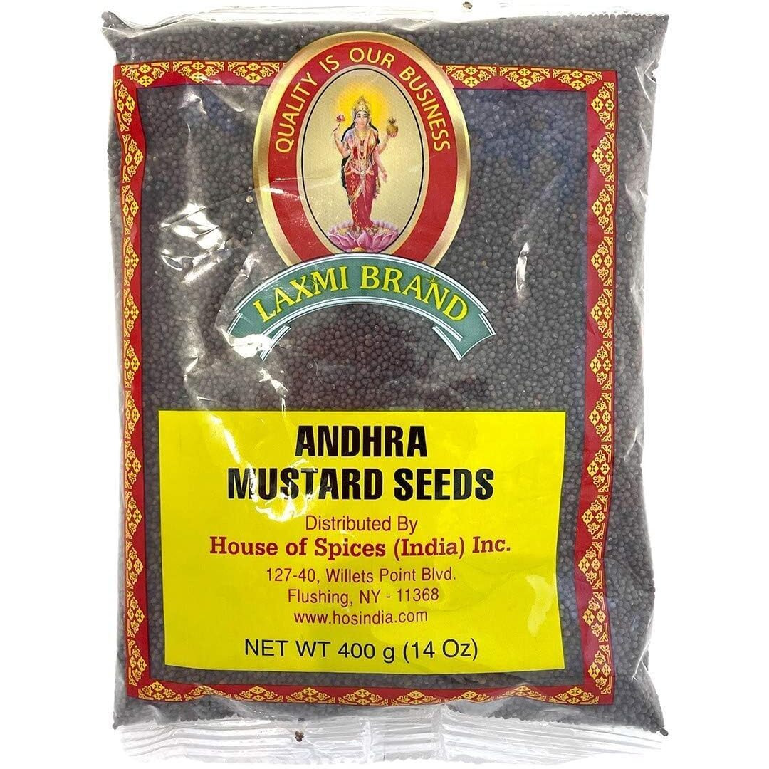 Laxmi Andhra Mustard Seeds 14 Oz