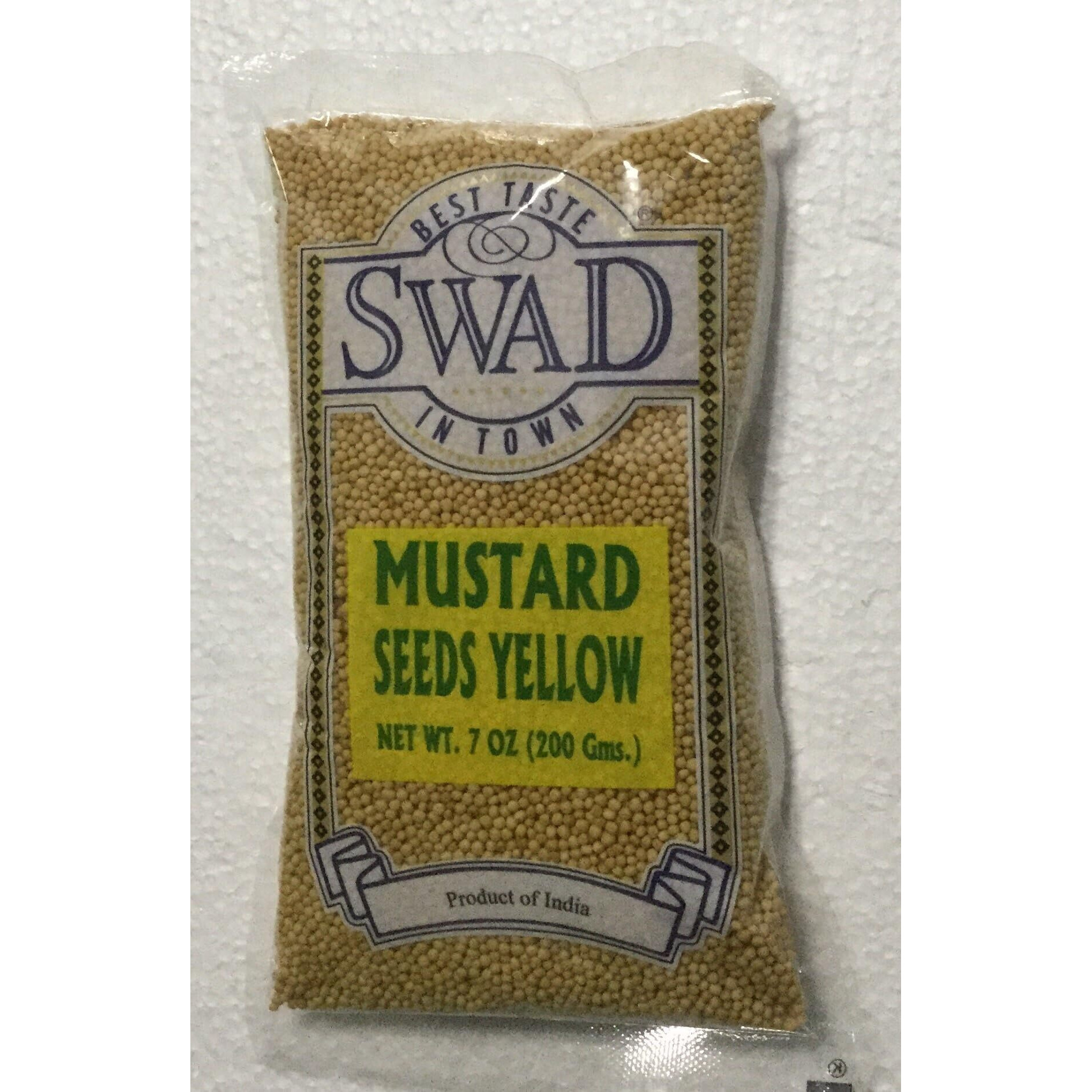 Swad Mustard Seeds Yellow 7 Oz
