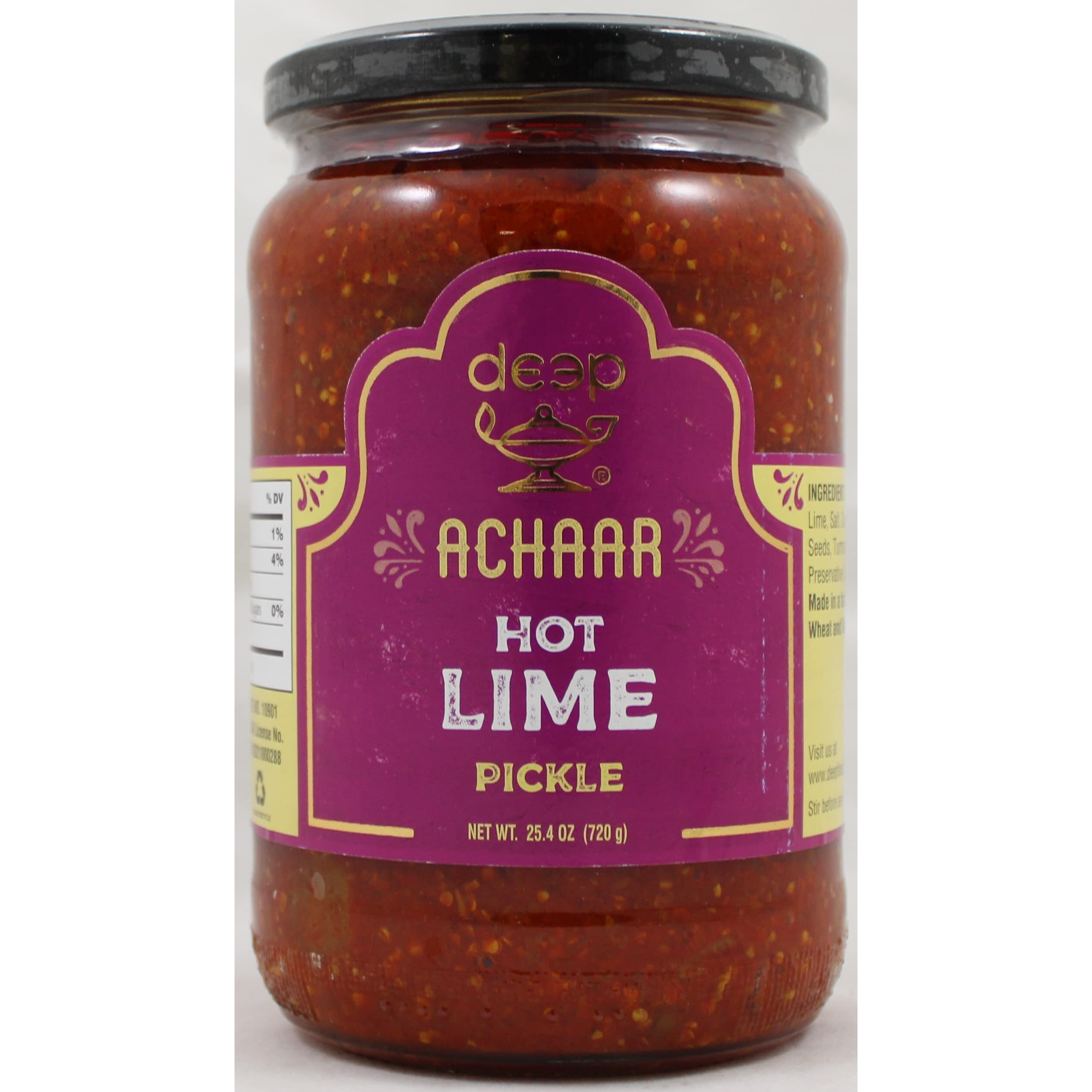 Deep Hot Lime Pickle In Oil 740 gms