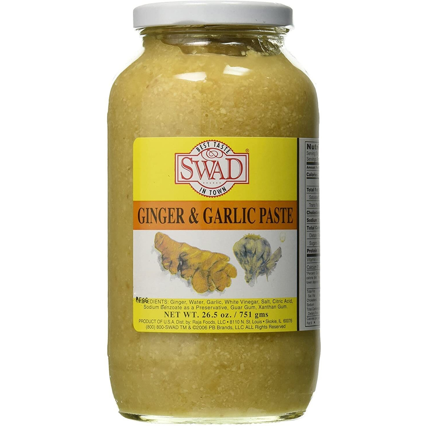 Swad Ginger & Garlic Paste 7.5 Oz