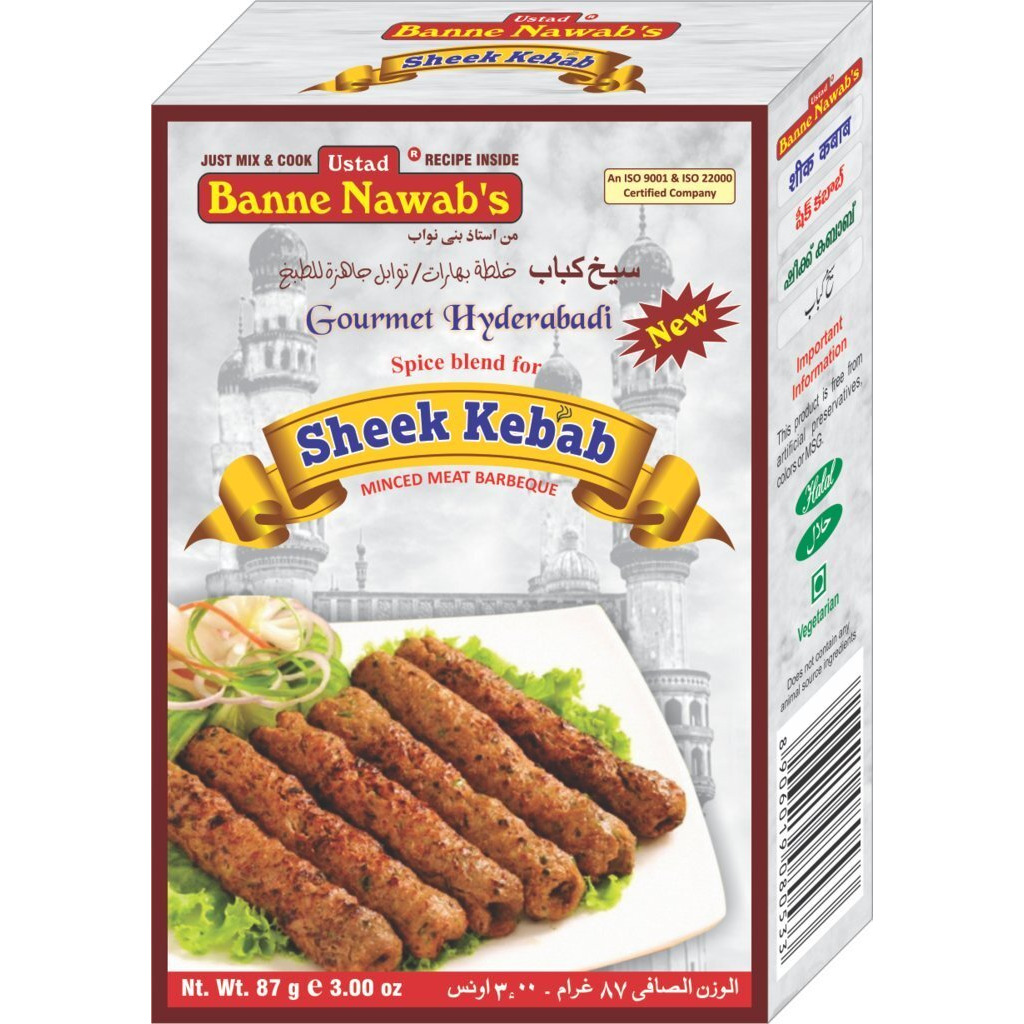 Banne Nawab's Sheek Kebab 87 gms