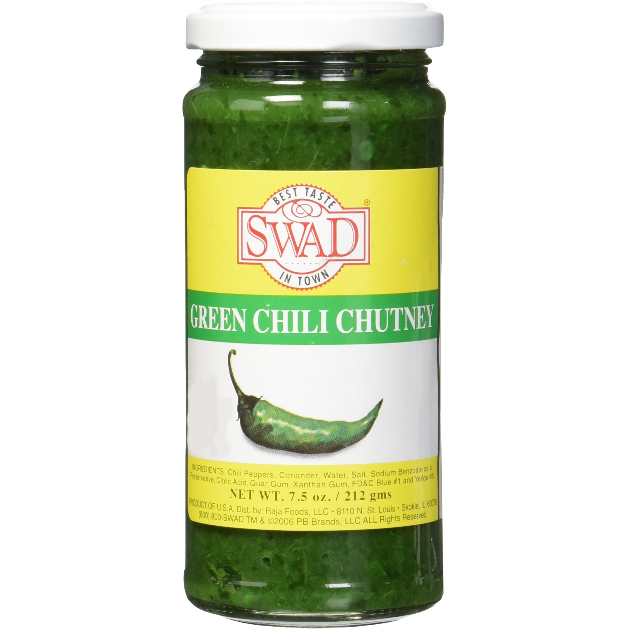 Swad Green Chilli Chutney 7.5 Oz
