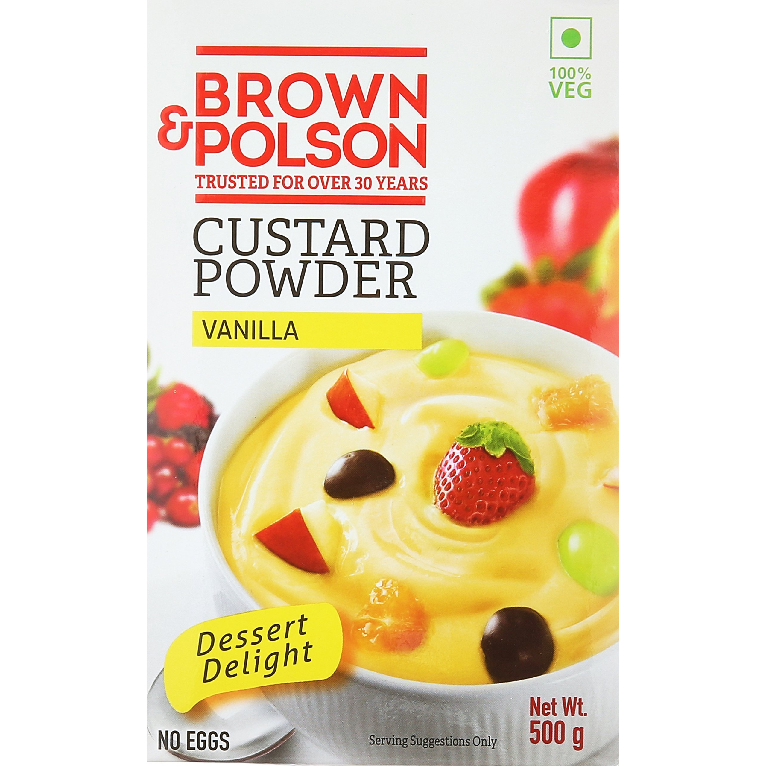 Brown & Polson Custard Powder _vanilla 500 gms