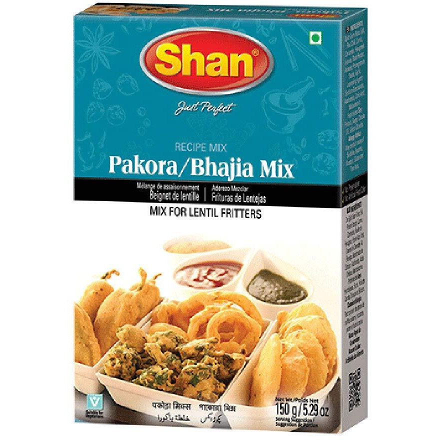 Shan Pakora/Bhajia Recipe Mix 5.29 oz (150g) - Seasoning Spice Powder for Traditional Lentil Fritters  (5.29 Ounce (Pack of 1))