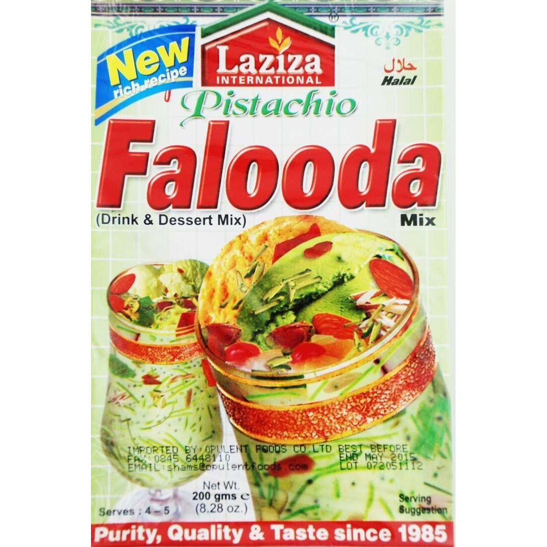Laziza Pistachio Falooda Mix 200 gms