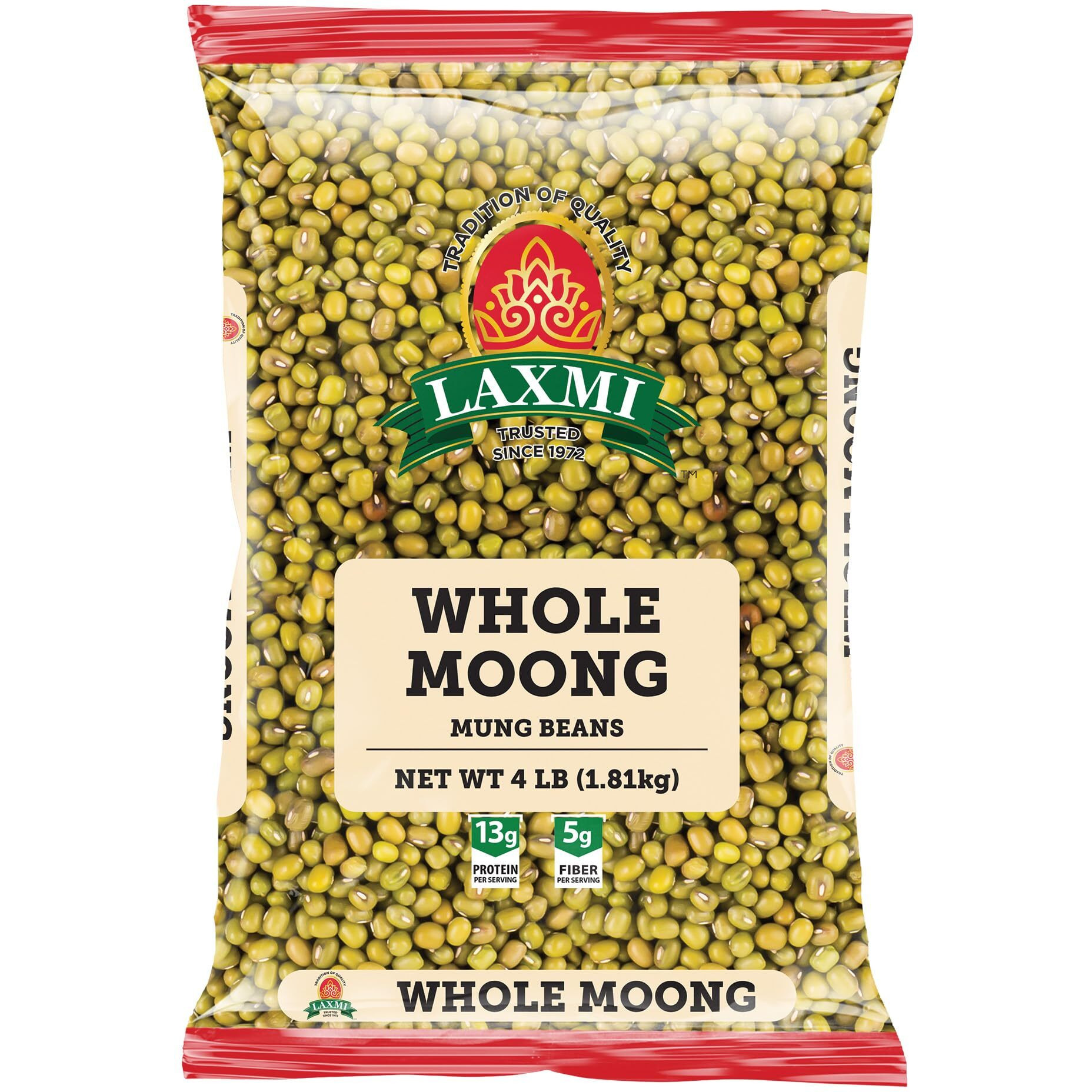 Laxmi Whole Moong 4 lbs