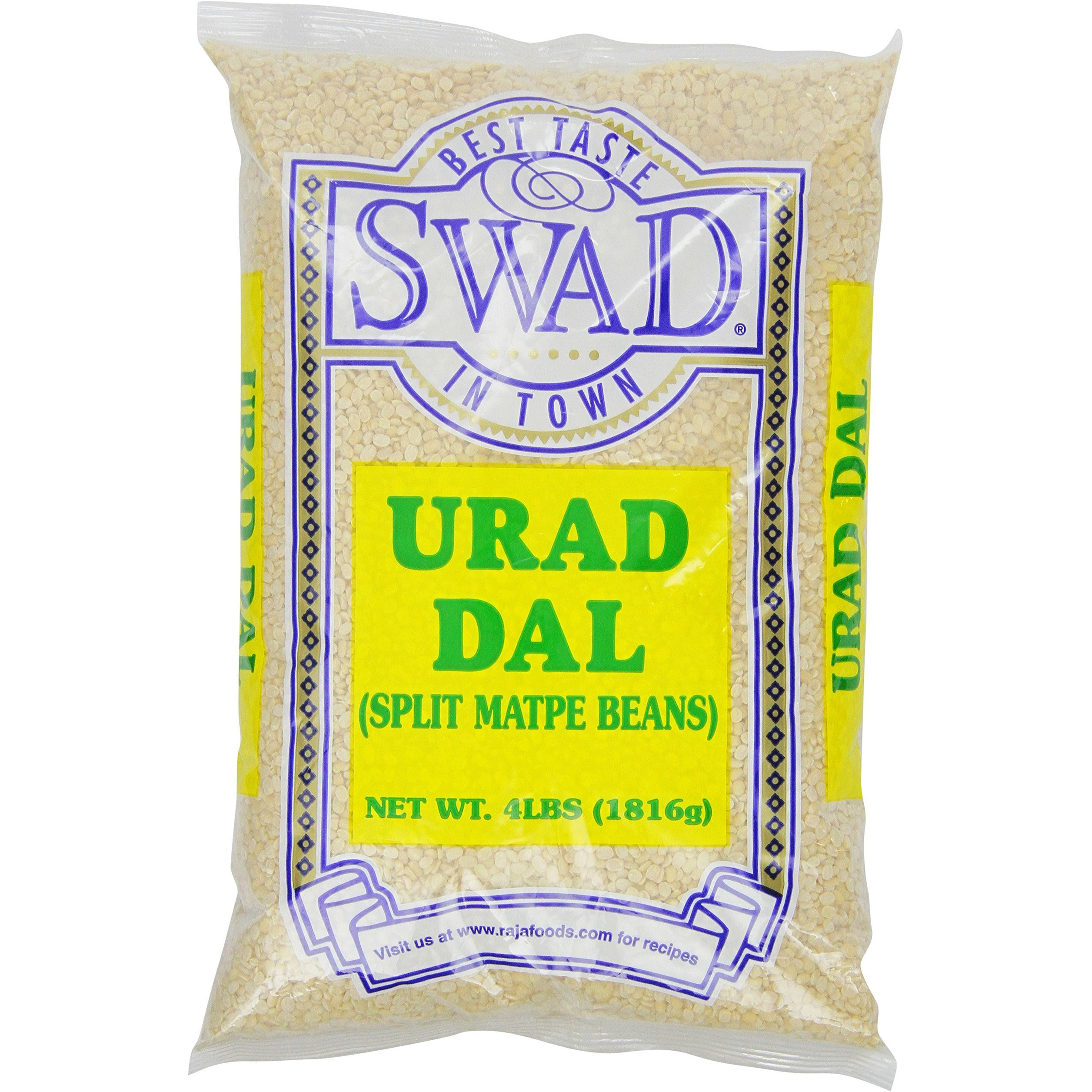 Swad Urad Dal ( Split Matpe Beans) 4 lbs