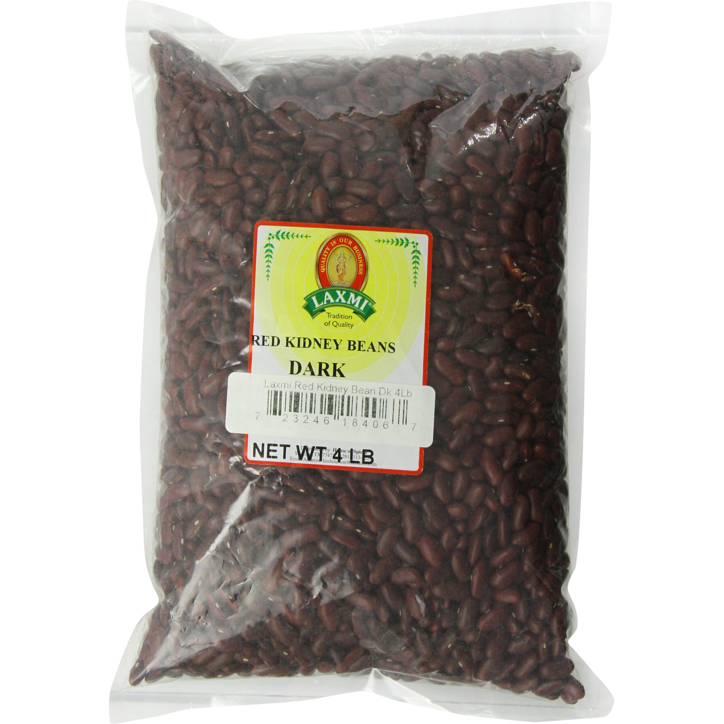 Laxmi Red Kidney Beans Rajma Light 4 lbs