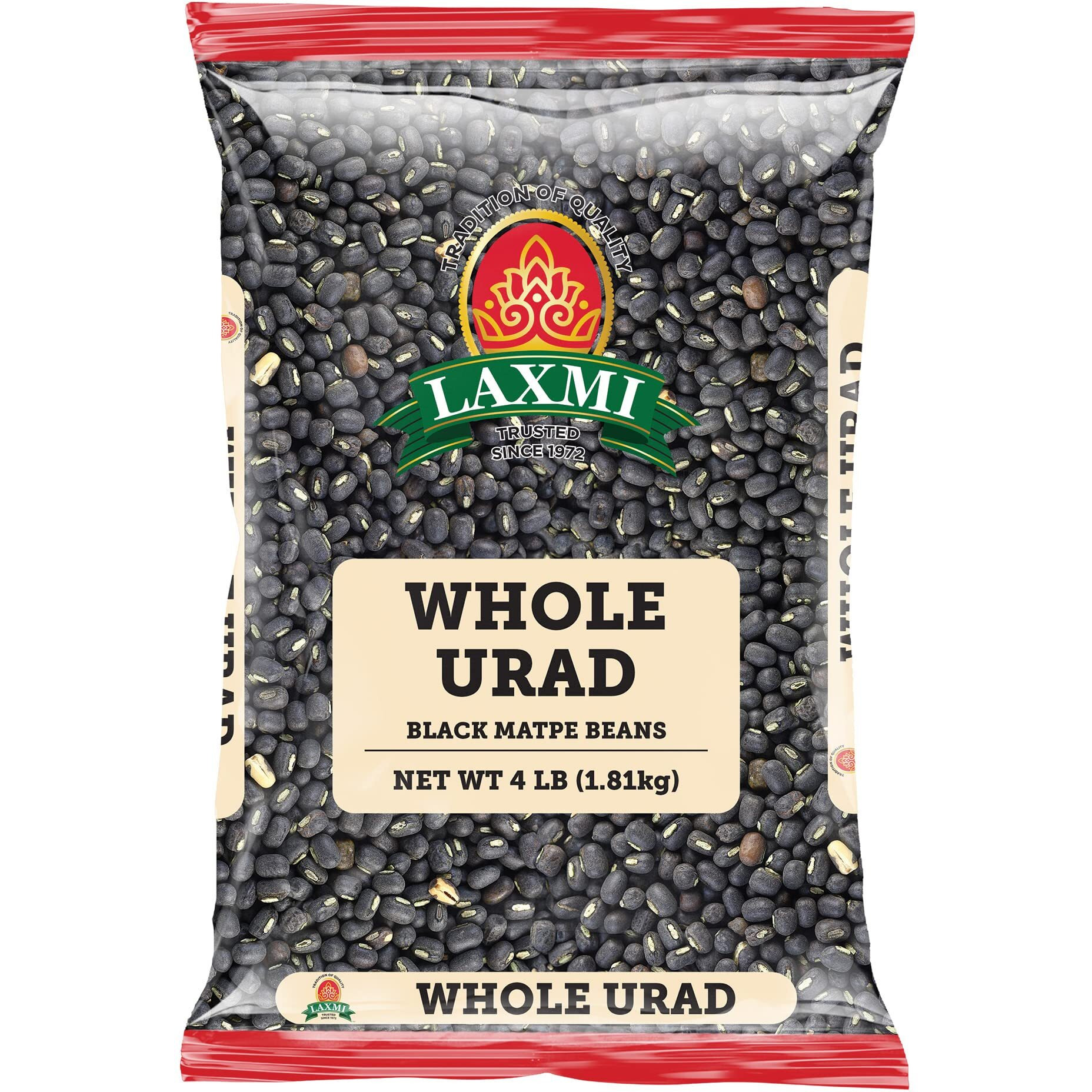 Laxmi Whole Urad (black Matpe Beans1 4 lbs