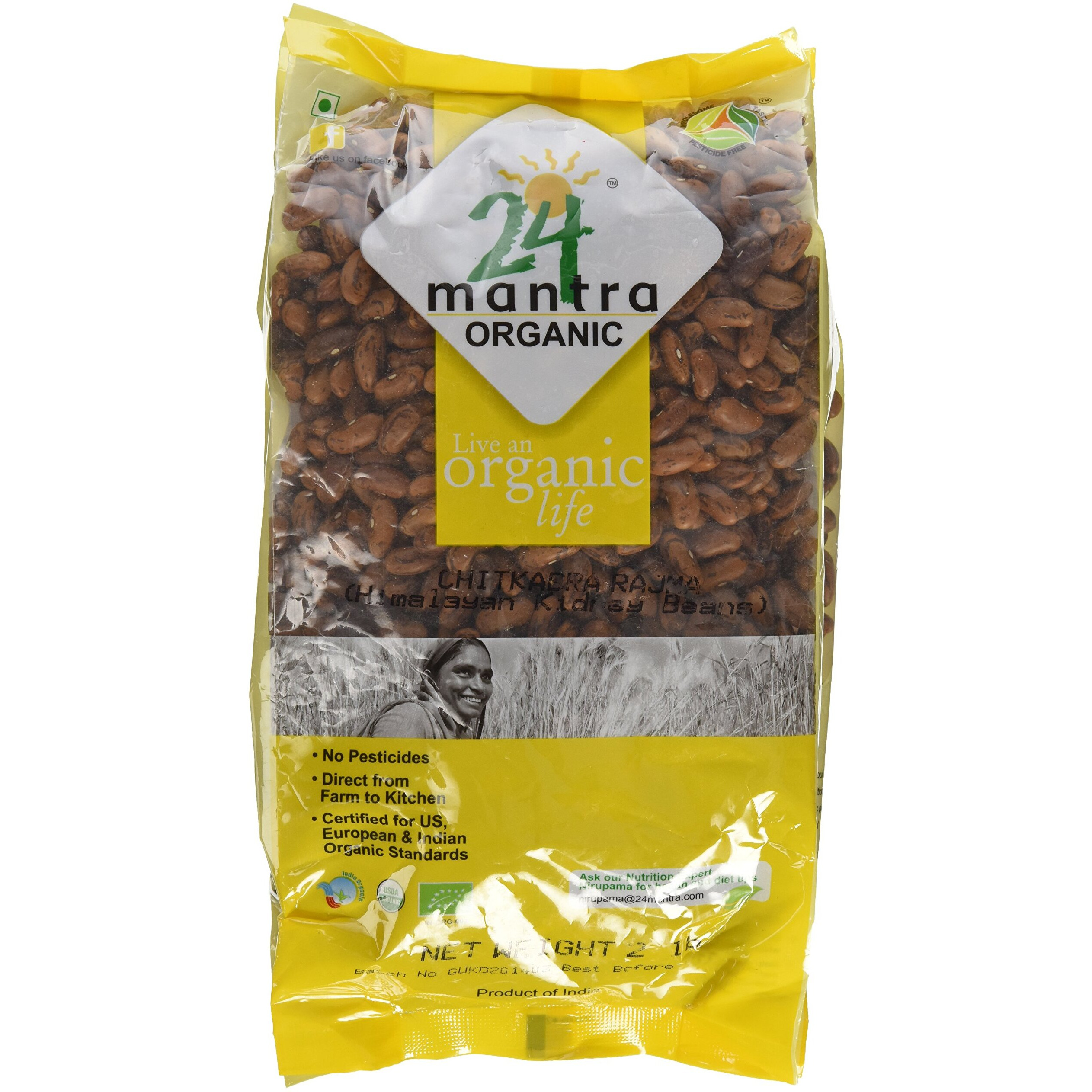 24 Mantra Organic Rajma (kidney Beans) 2 lbs
