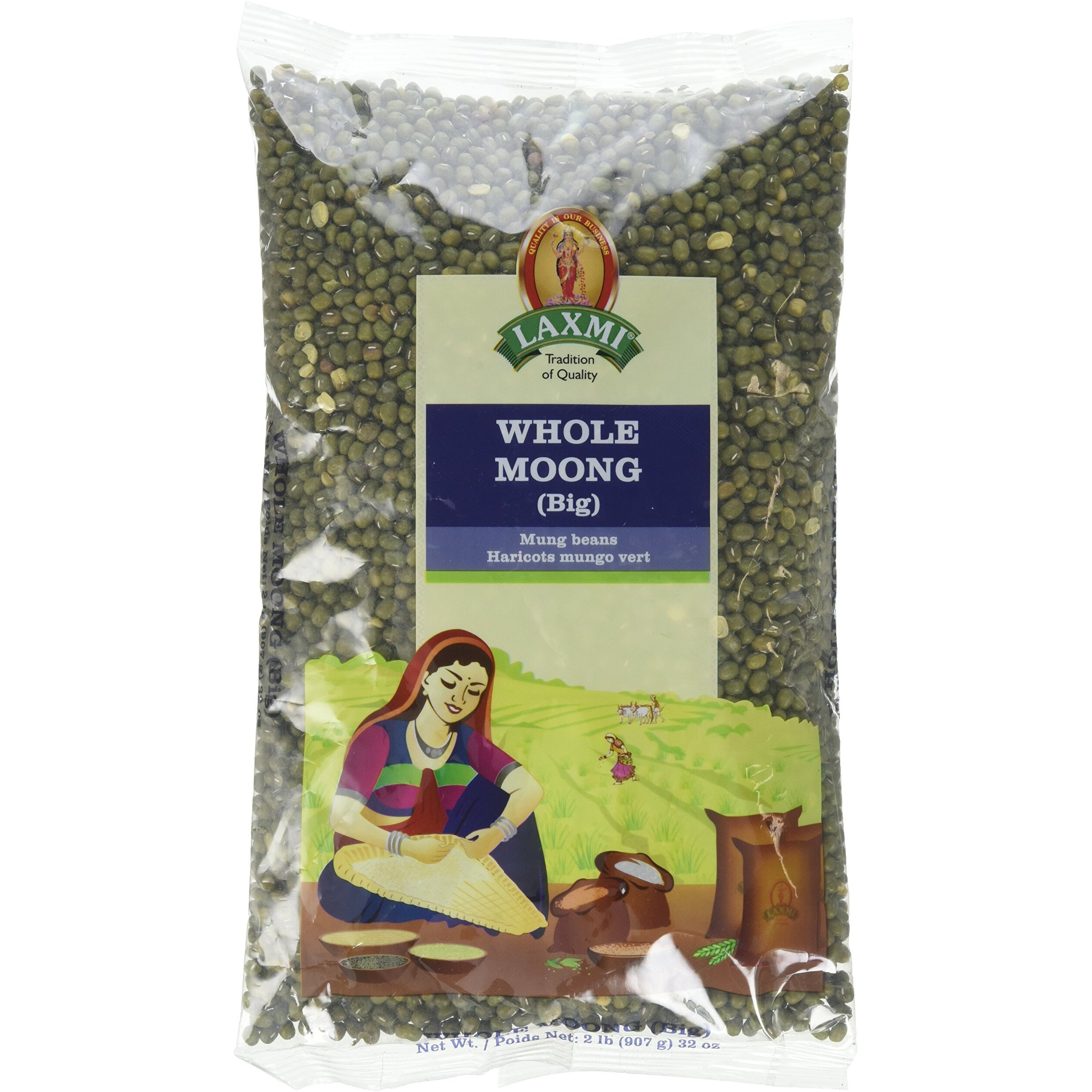 Laxmi Whole Moong 2 lbs
