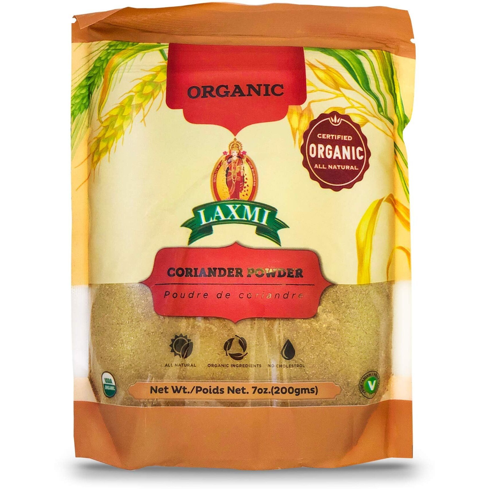 Laxmi Organic Coriander Powder 7 Oz