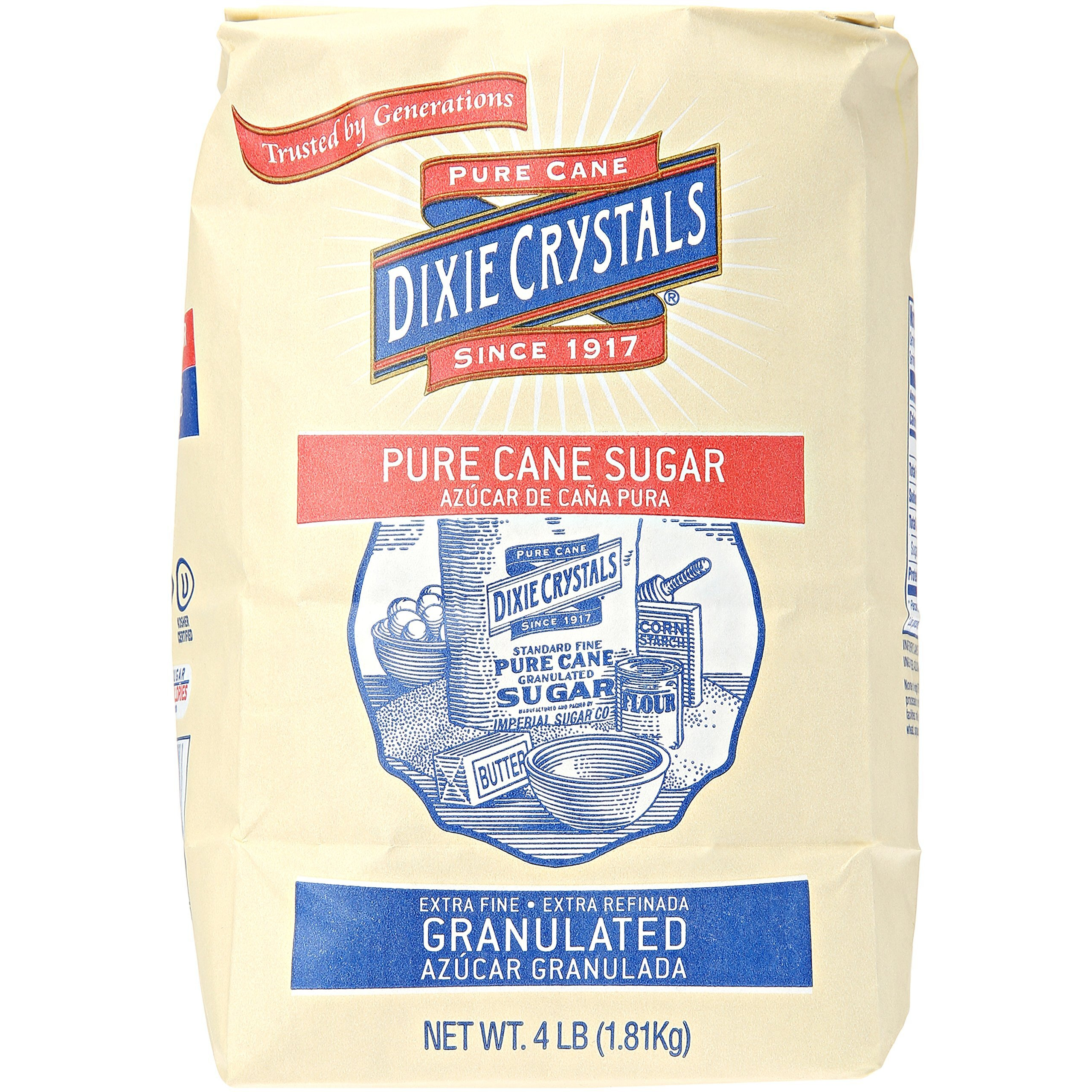 Dixie Pure Cane Sugar 4 lbs