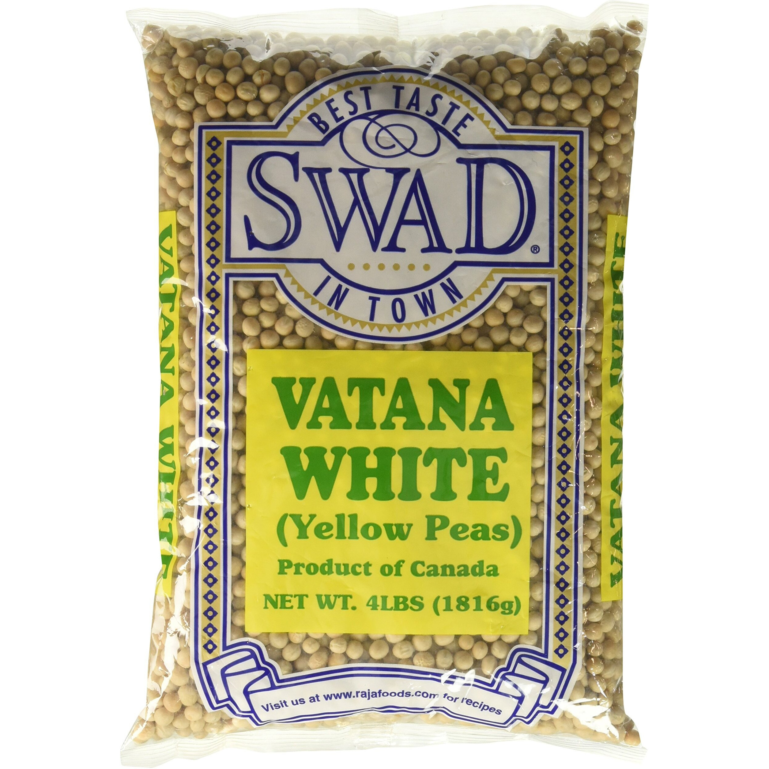 Swad Vatana White (yellow Peas) 4 lbs