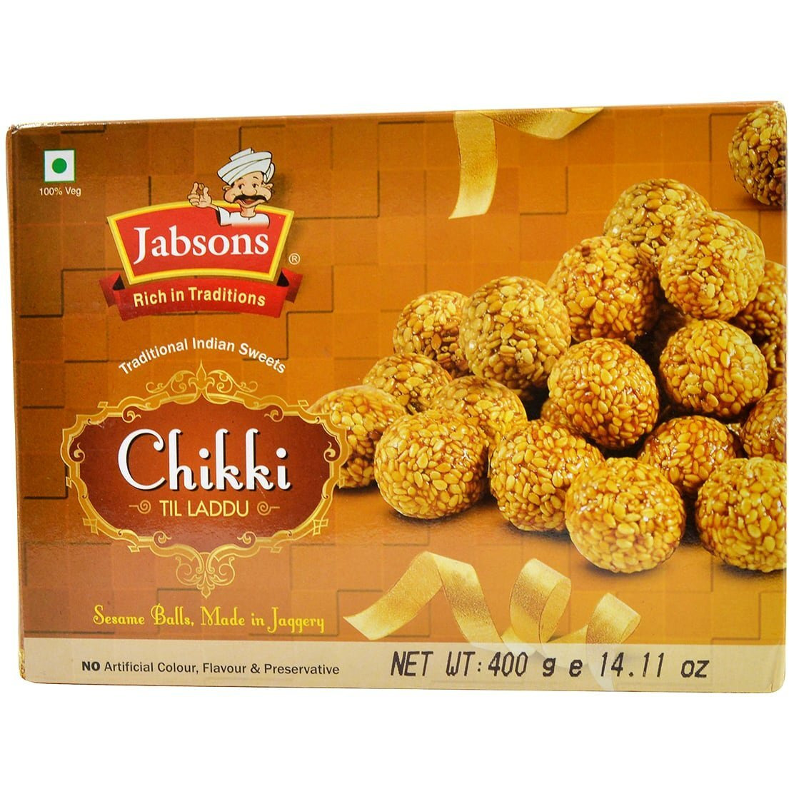 Jabsons Chikki Til Laddu 400 gms