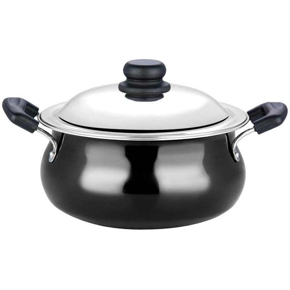 Vinod Black Pearl Handi With Lid